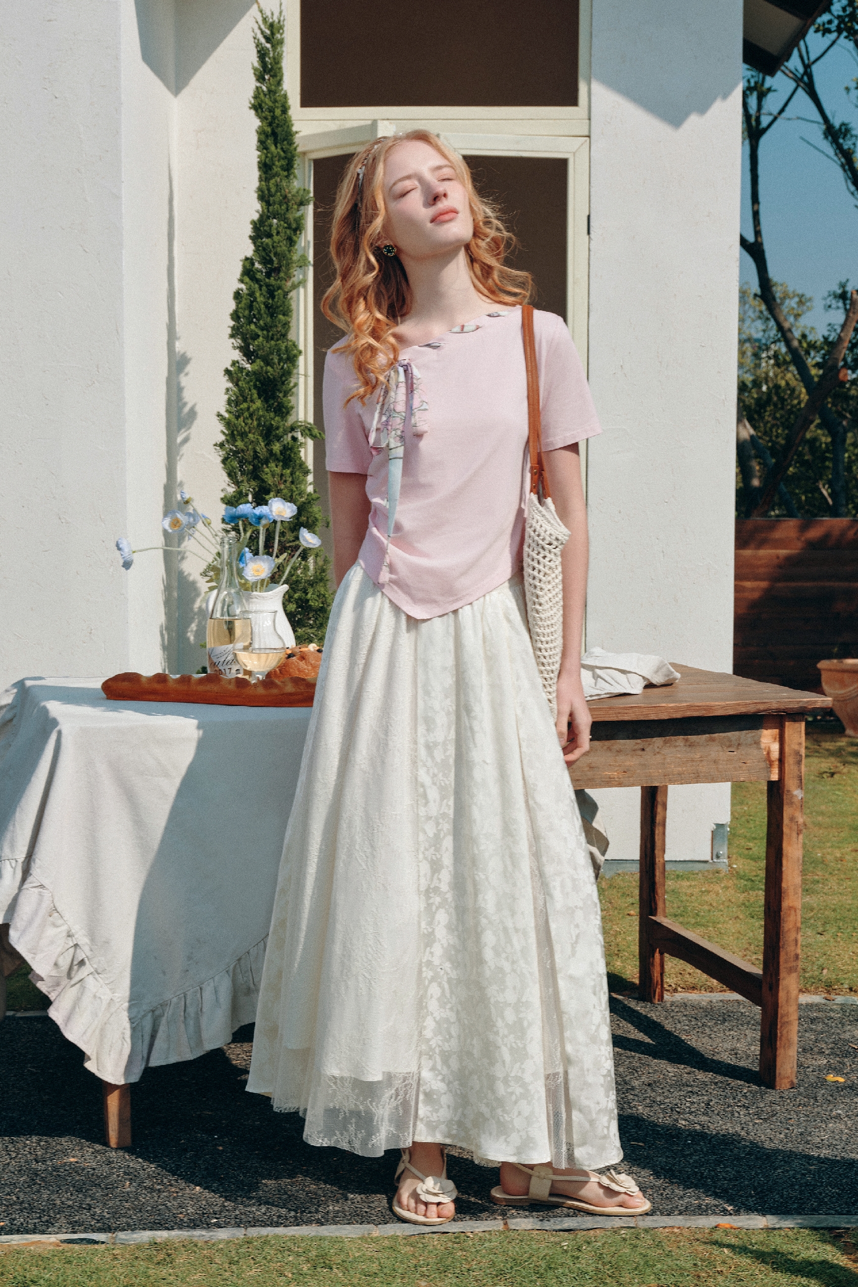 Asymmetrical Printed T-Shirt