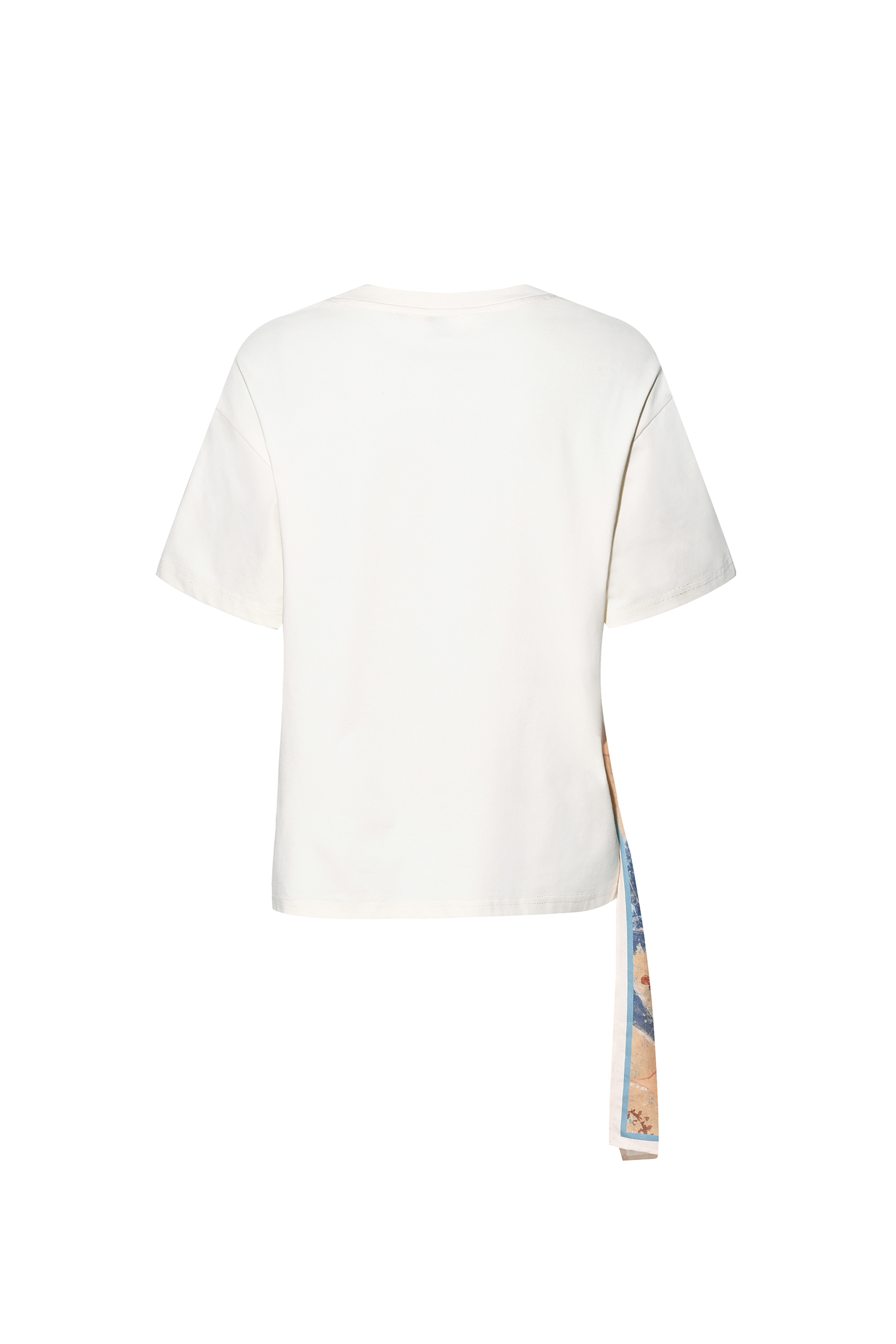 Patchwork Asymmetrical T-Shirt