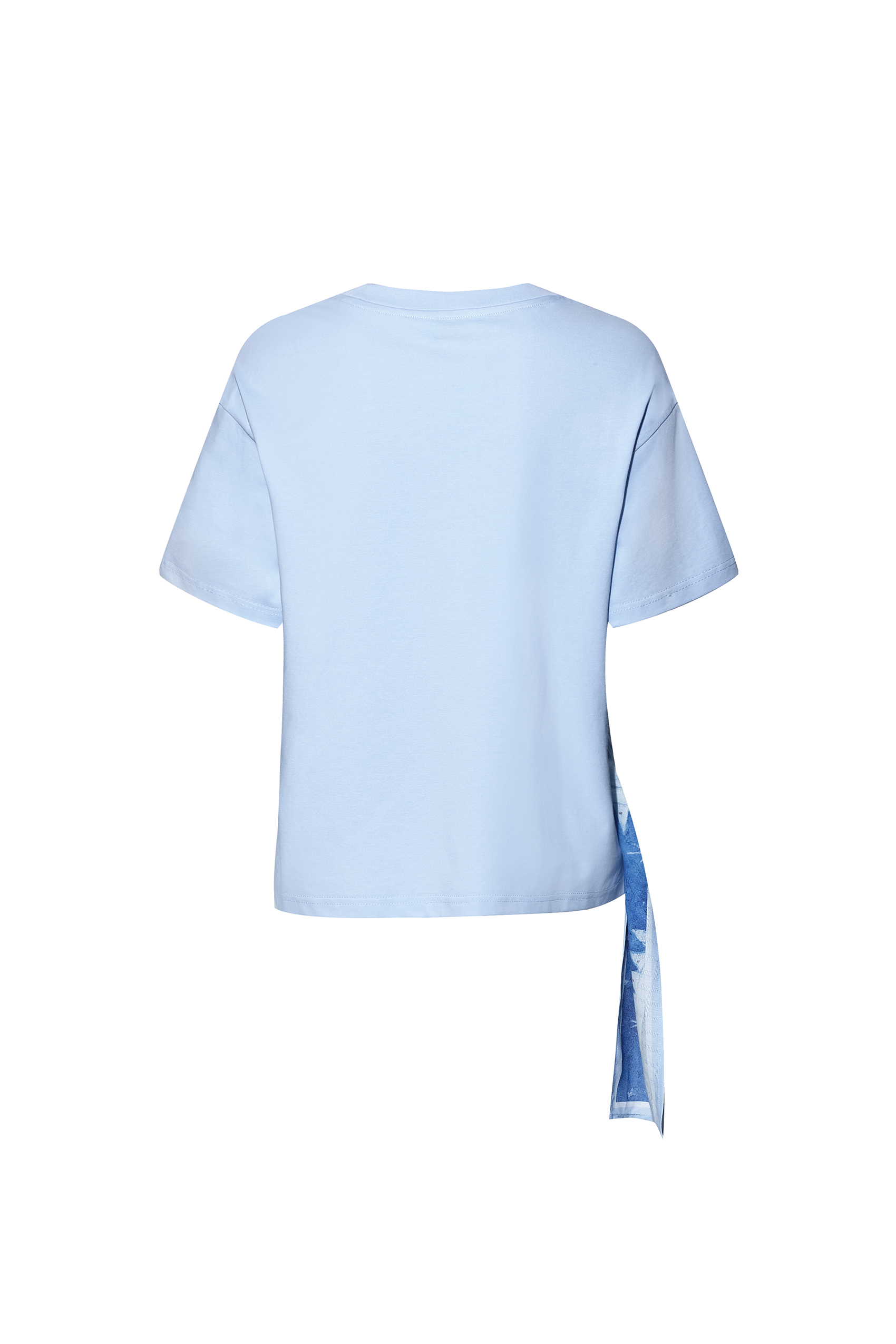 Patchwork Asymmetrical T-Shirt