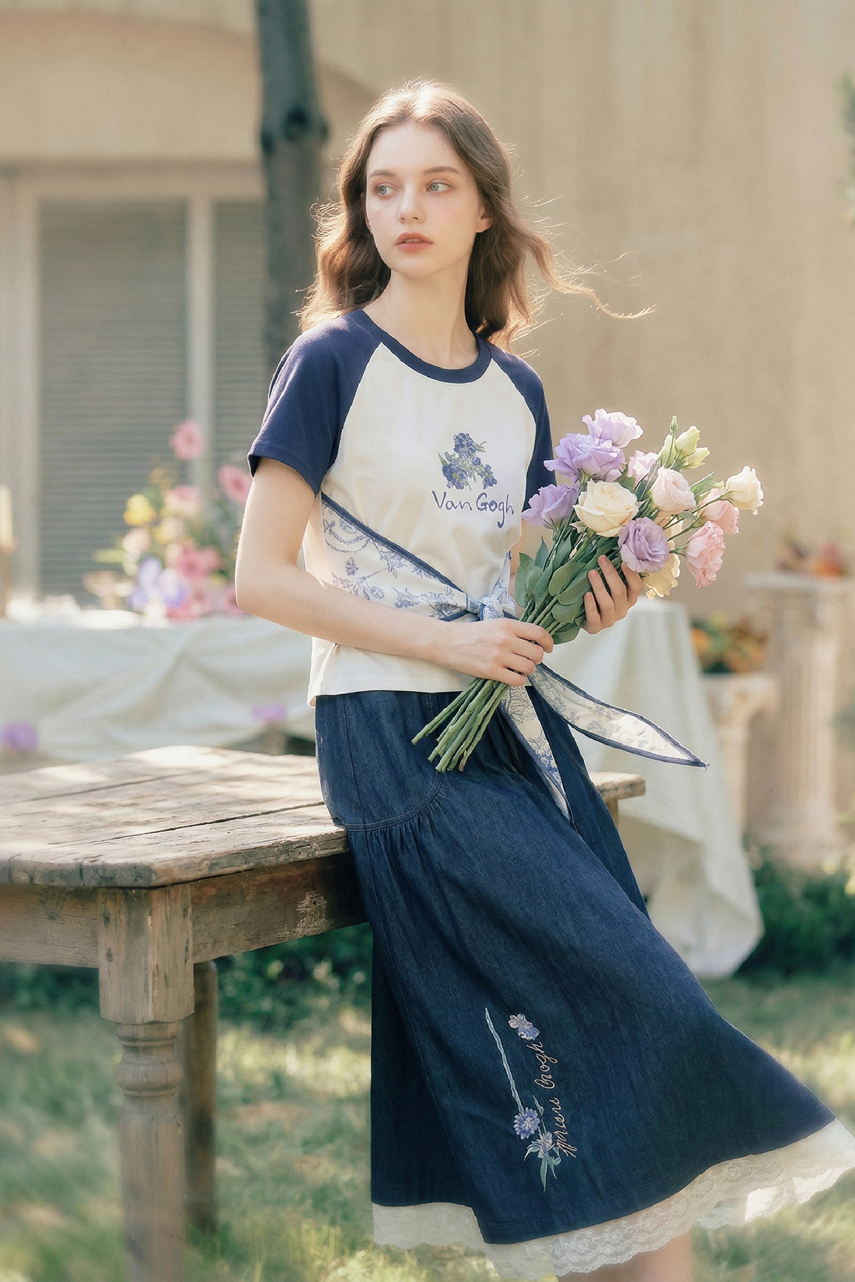 Colorblock Patchwork T-Shirt