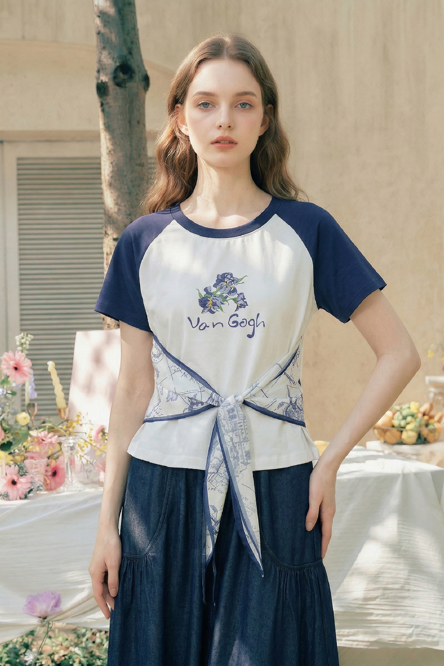 Colorblock Patchwork T-Shirt