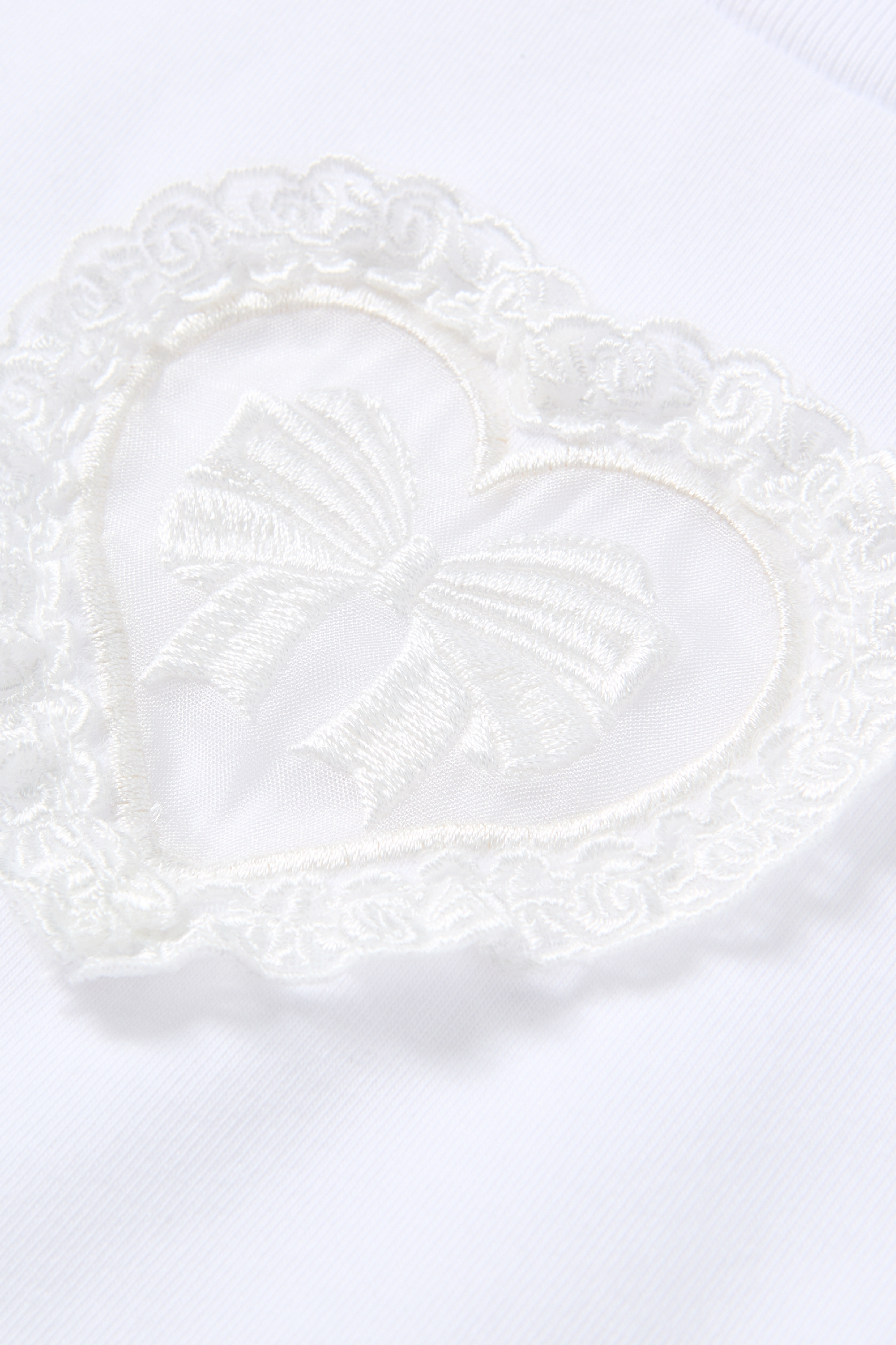 White Embroidered T-Shirt