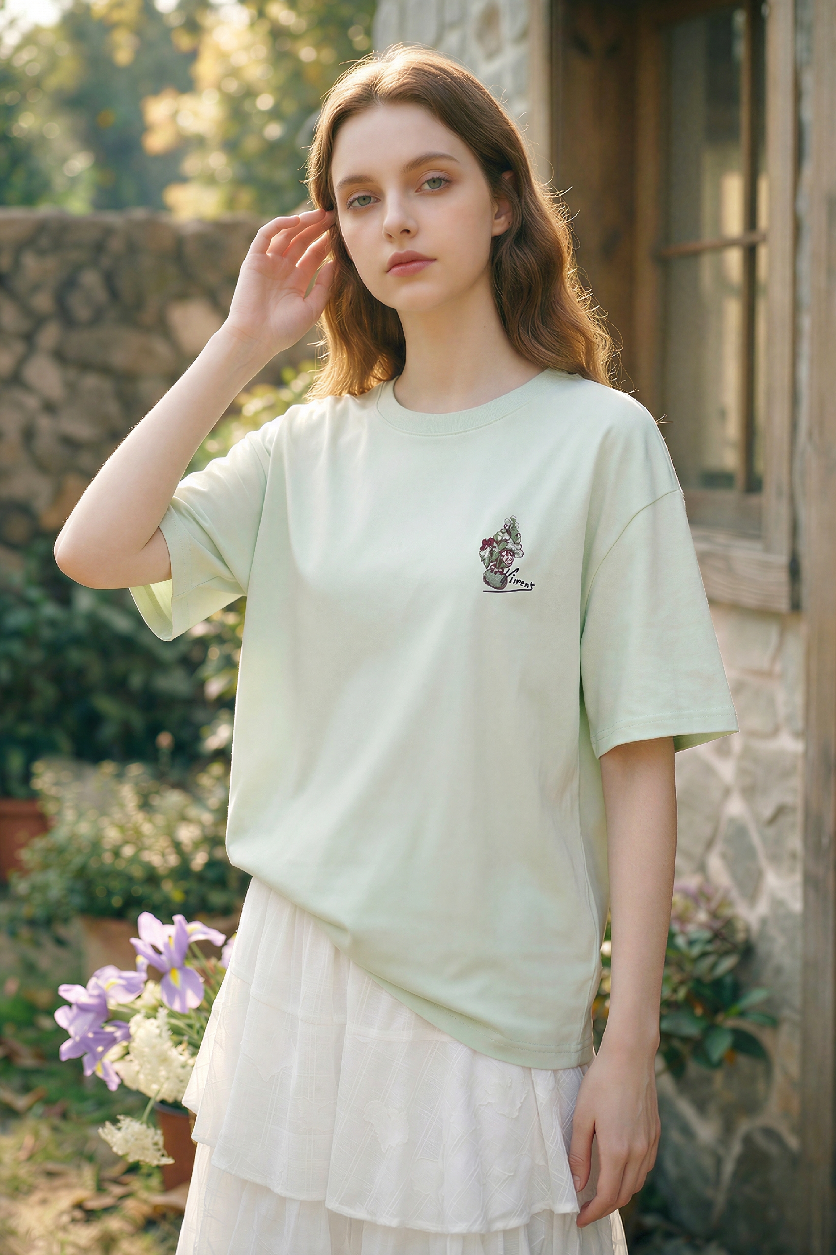 Green Loose Fit T-Shirt
