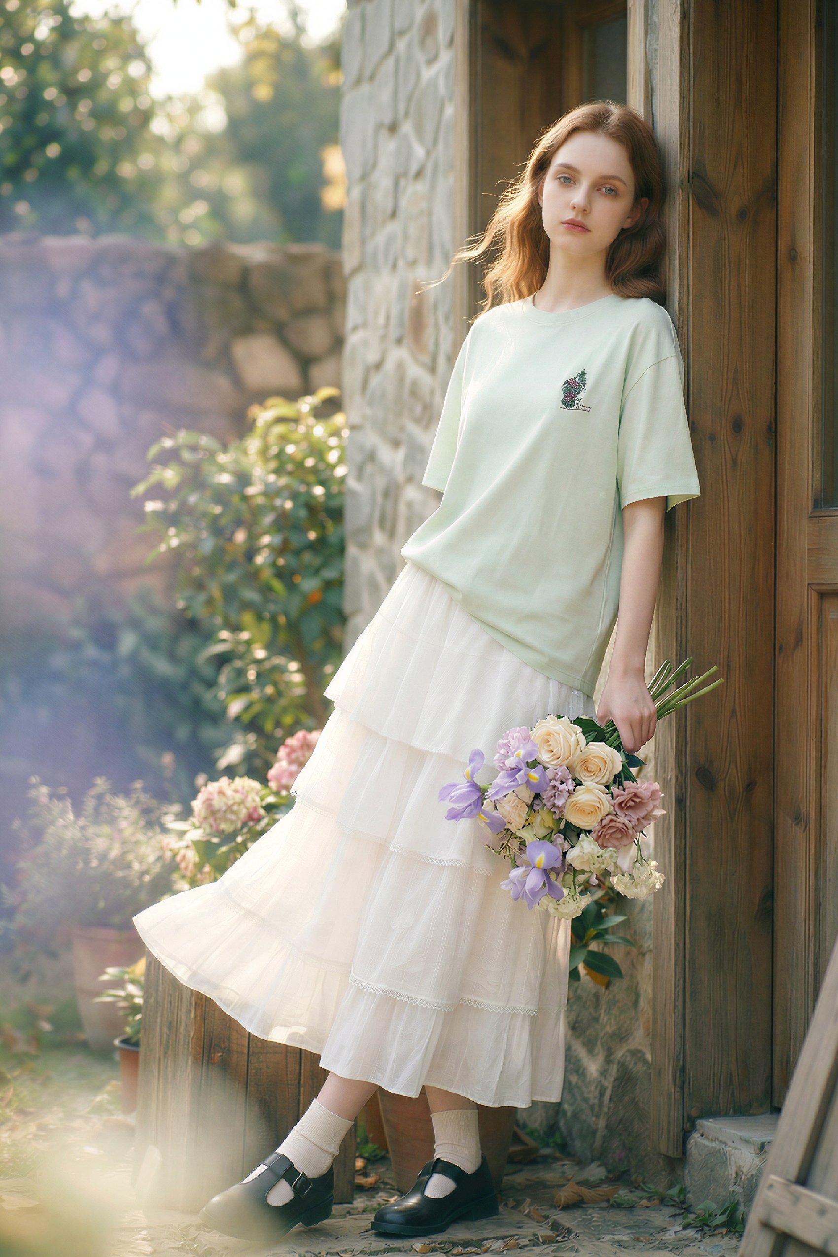 Green Loose Fit T-Shirt