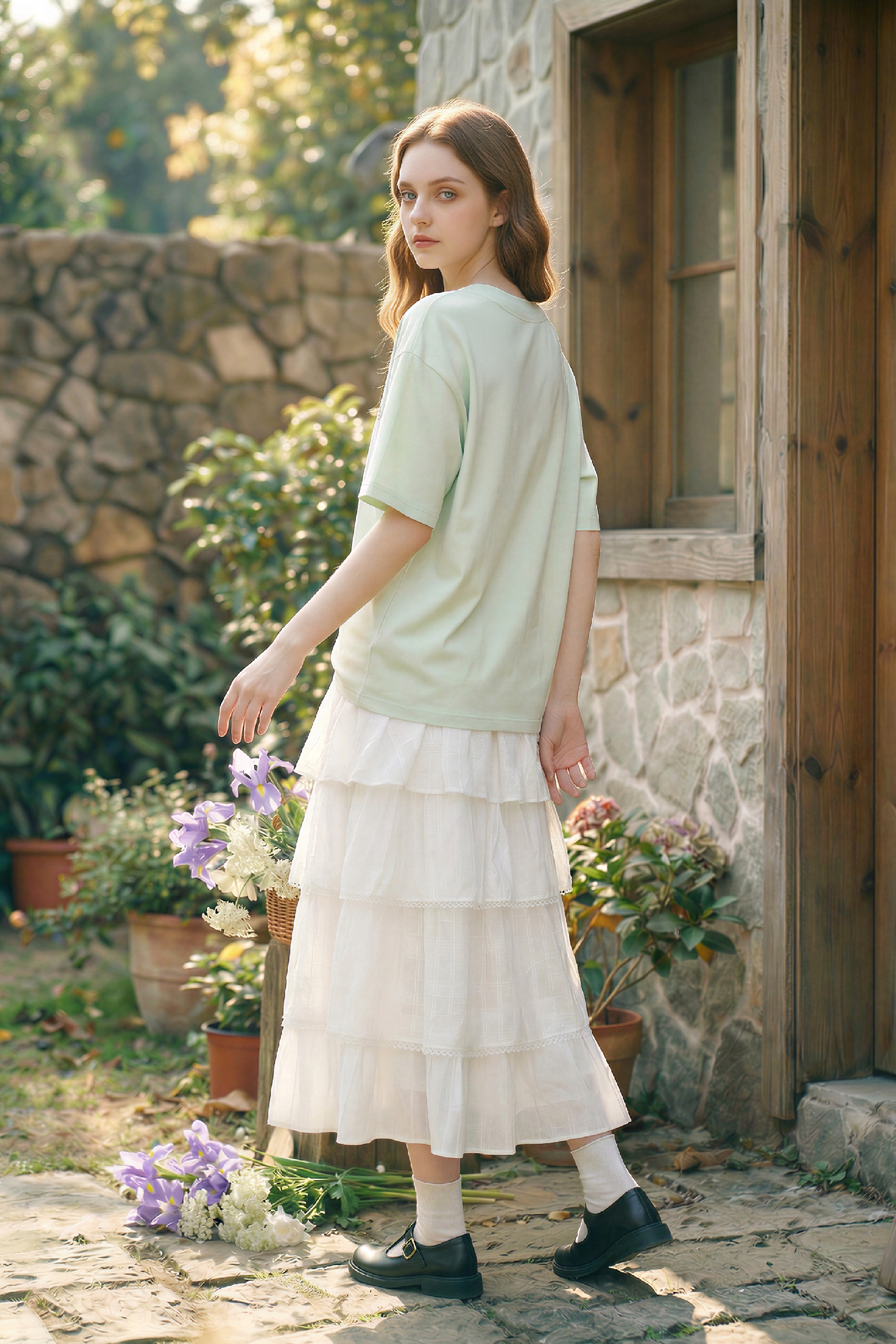 Green Loose Fit T-Shirt