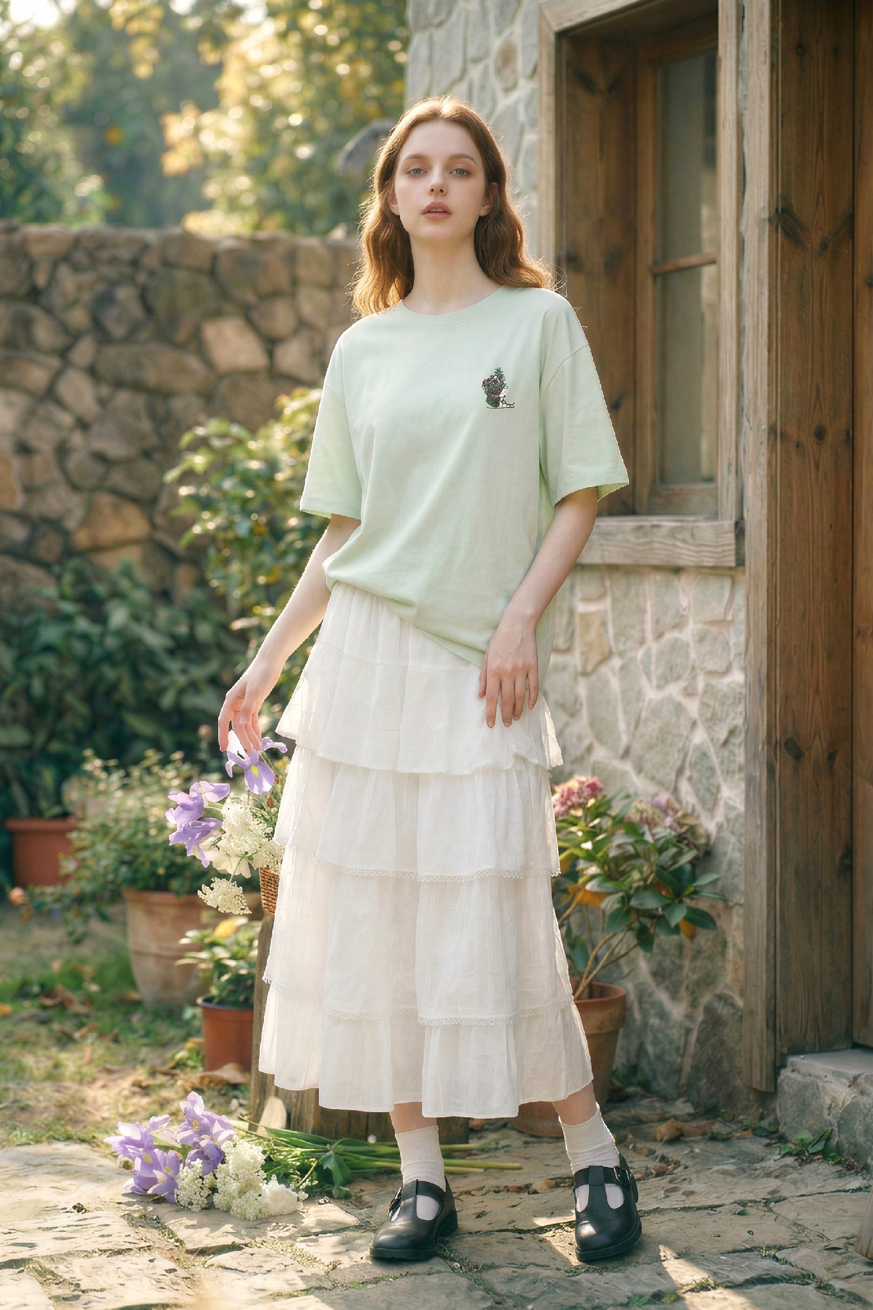 Green Loose Fit T-Shirt