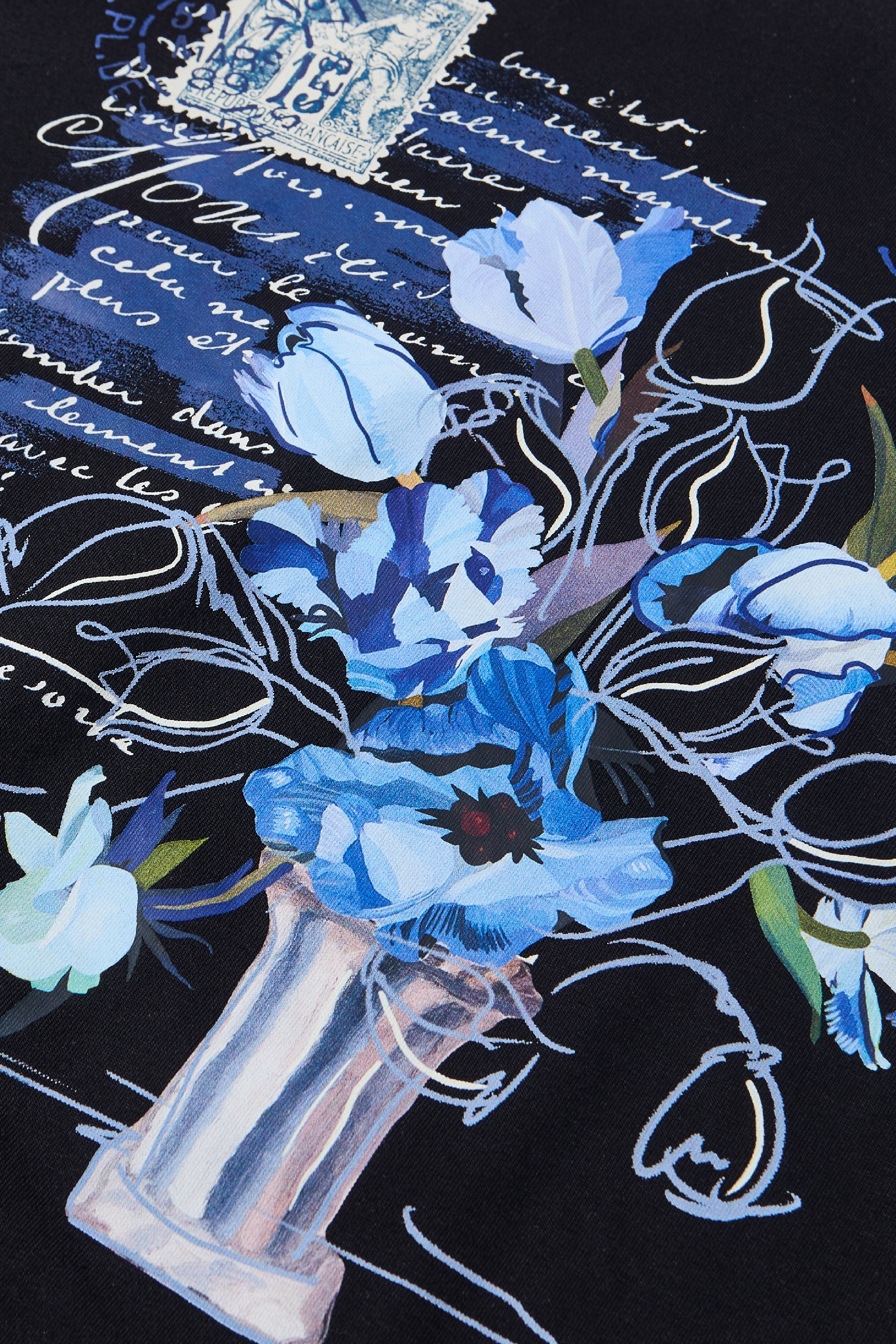 Black Printed T-Shirt