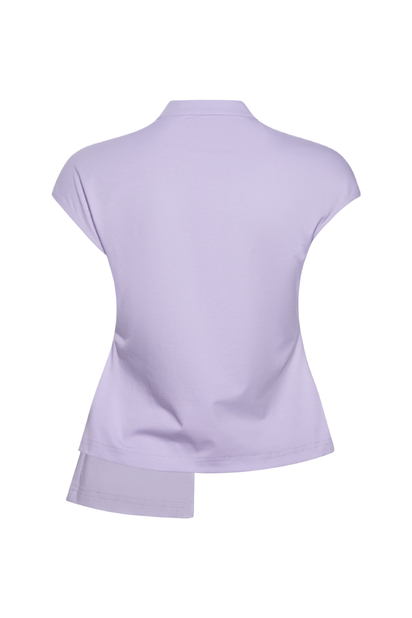 Ruffled Embroidered T-Shirt