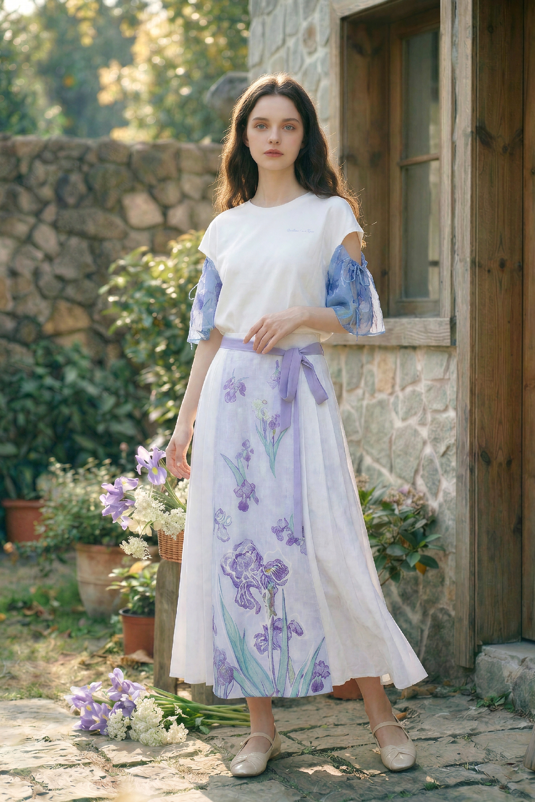 White Layered T-Shirt