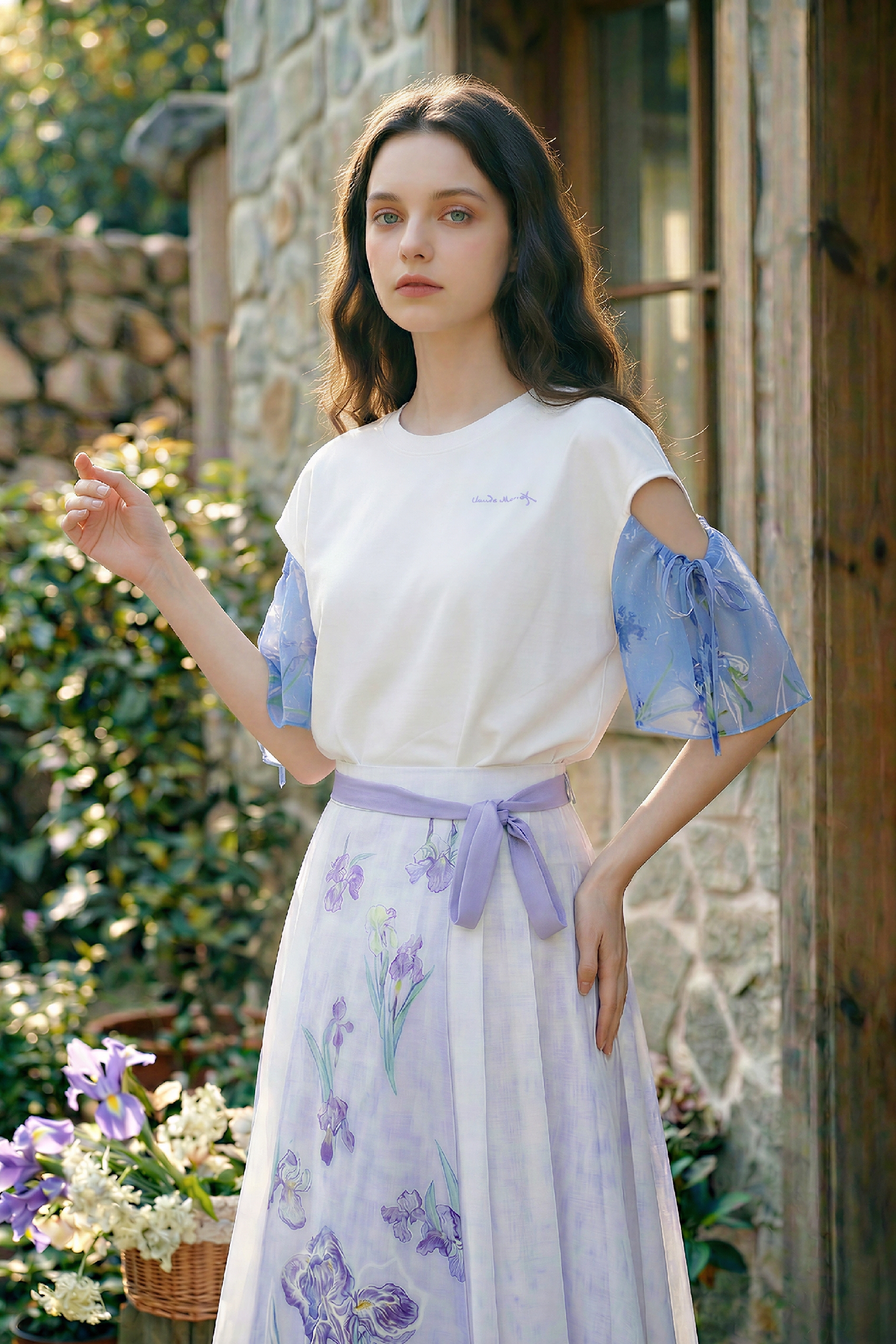 White Layered T-Shirt