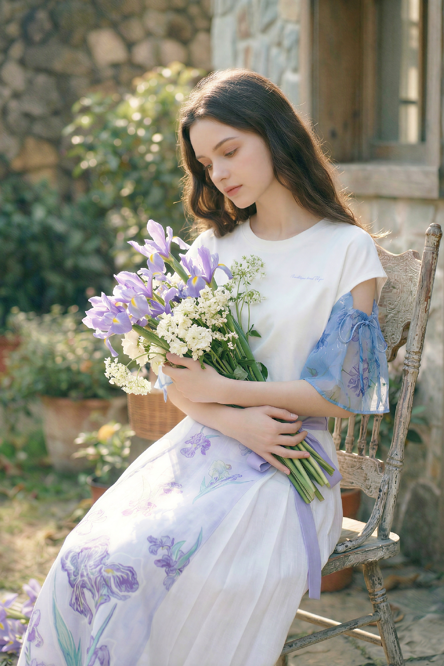 White Layered T-Shirt