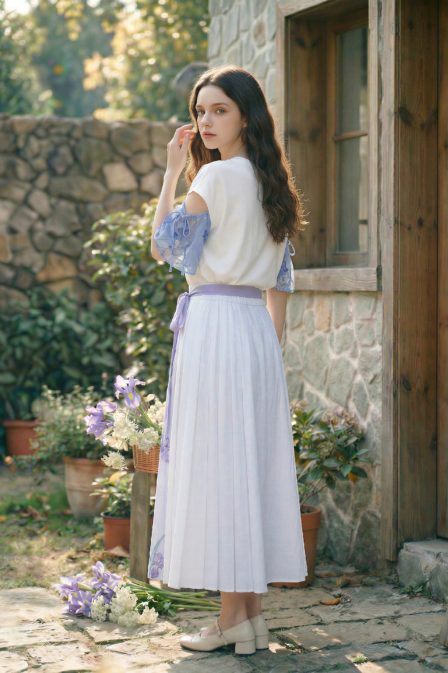 White Layered T-Shirt