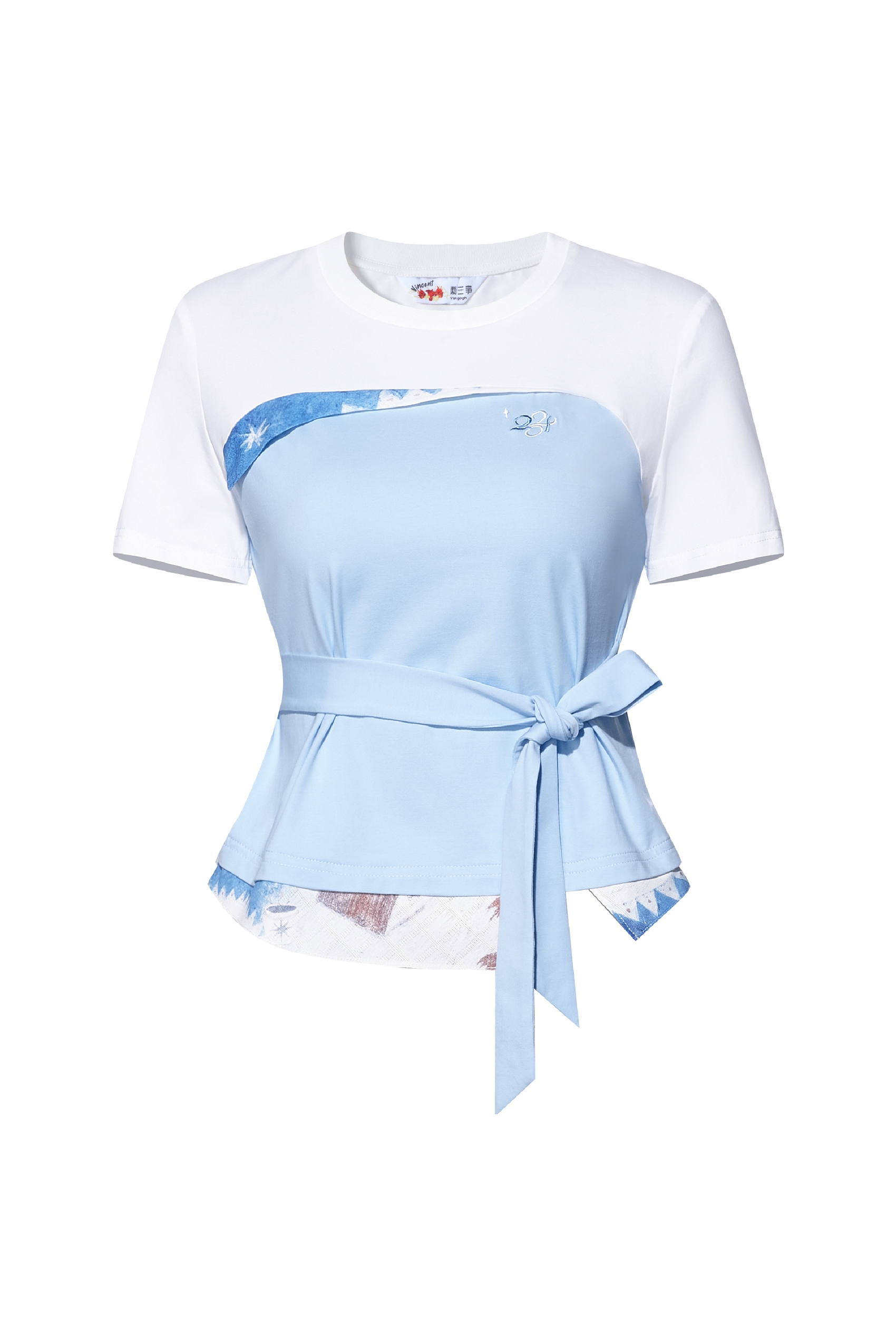 Colorblock Printed T-Shirt