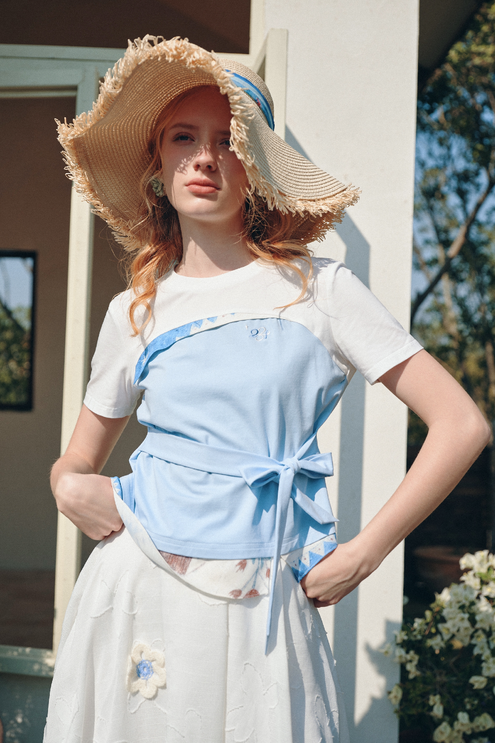 Colorblock Printed T-Shirt