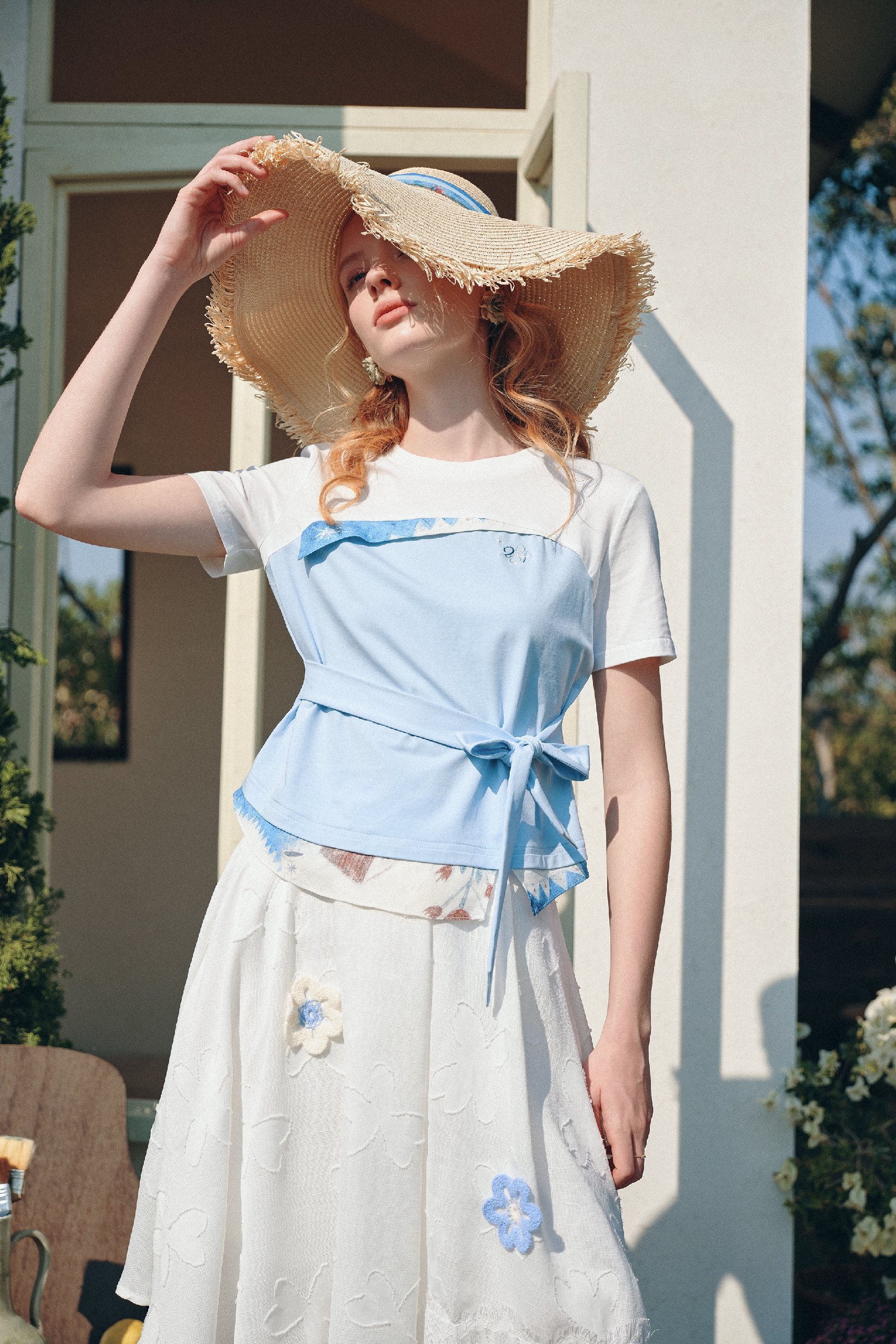 Colorblock Printed T-Shirt