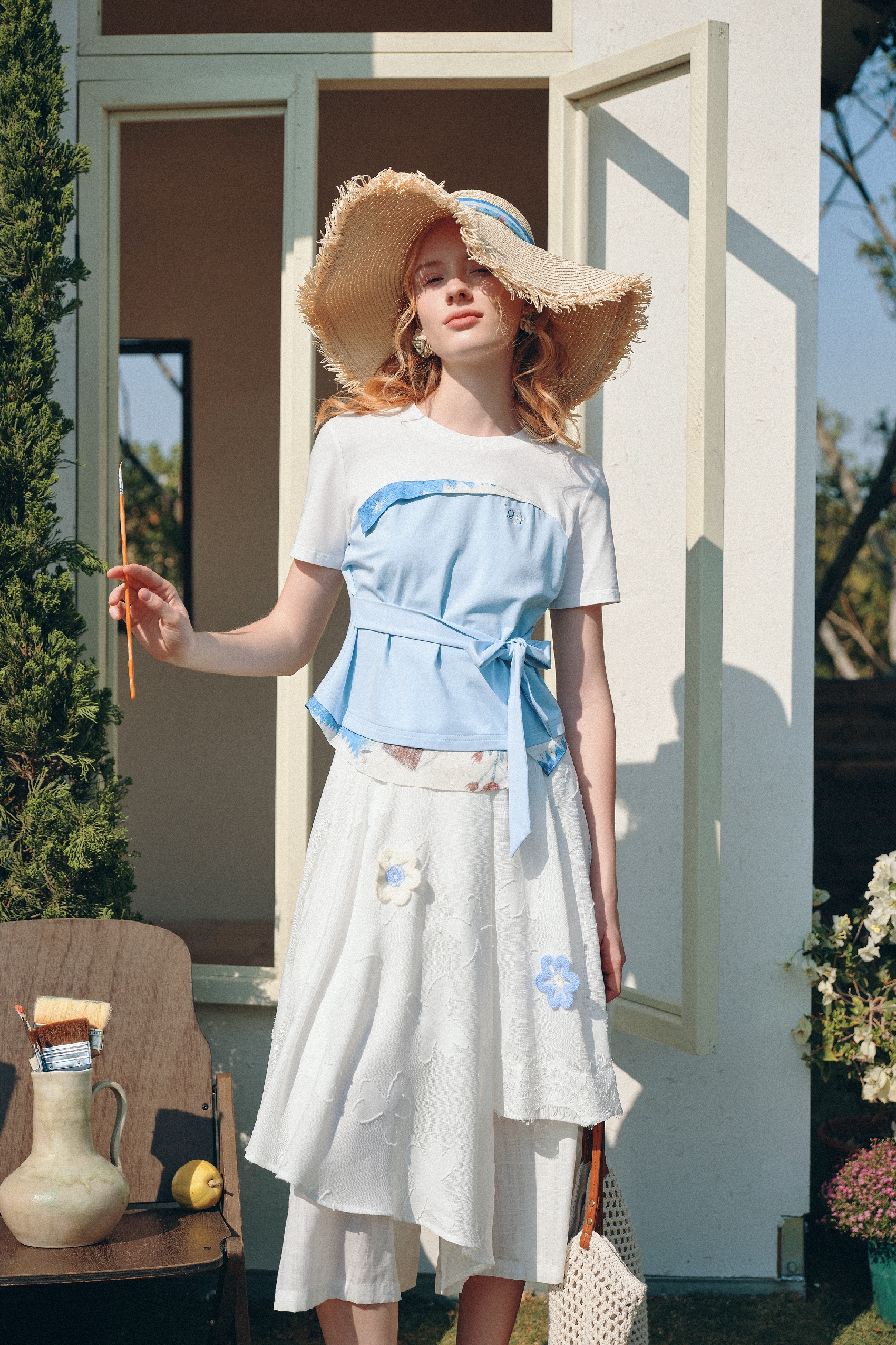 Colorblock Printed T-Shirt