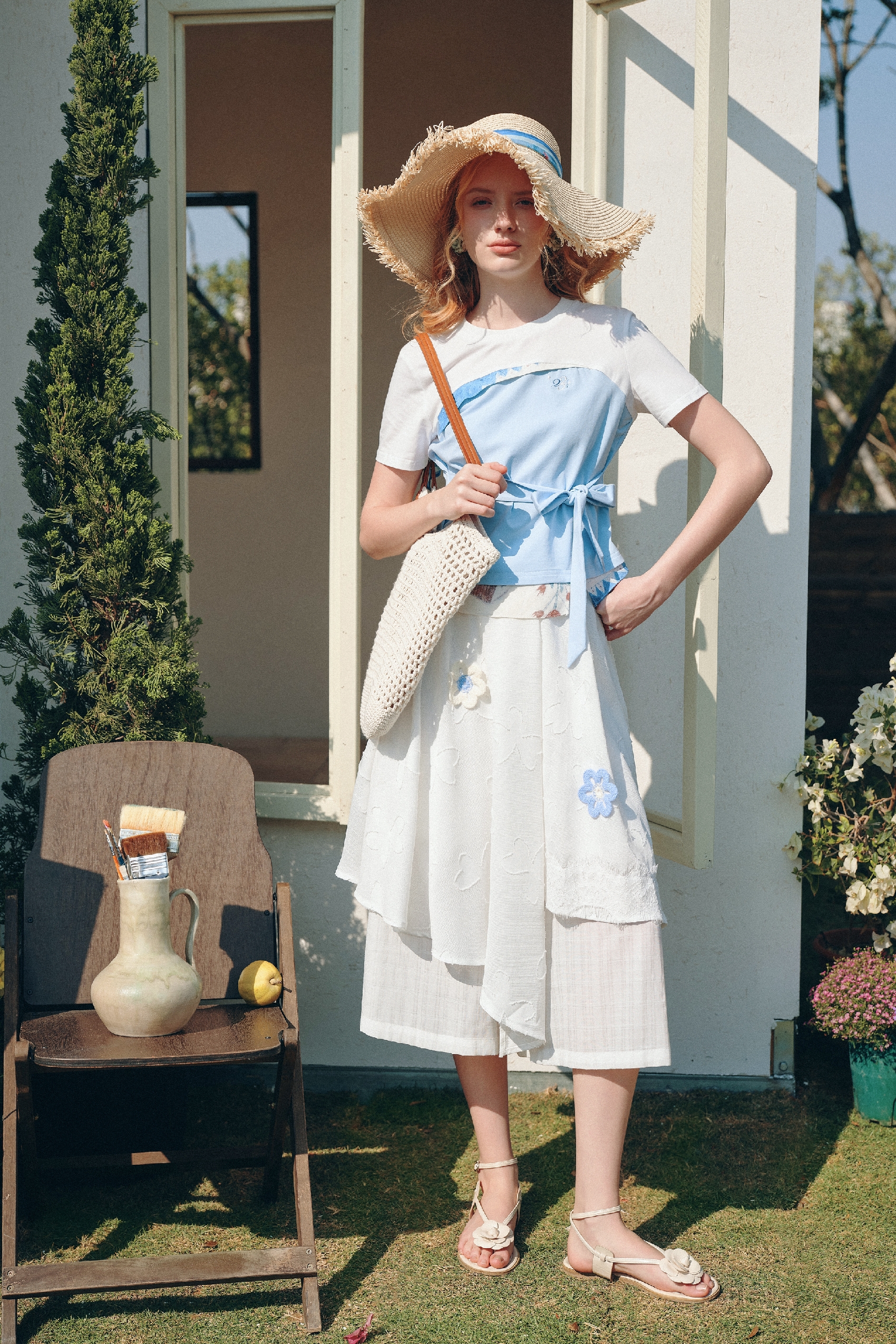 Colorblock Printed T-Shirt