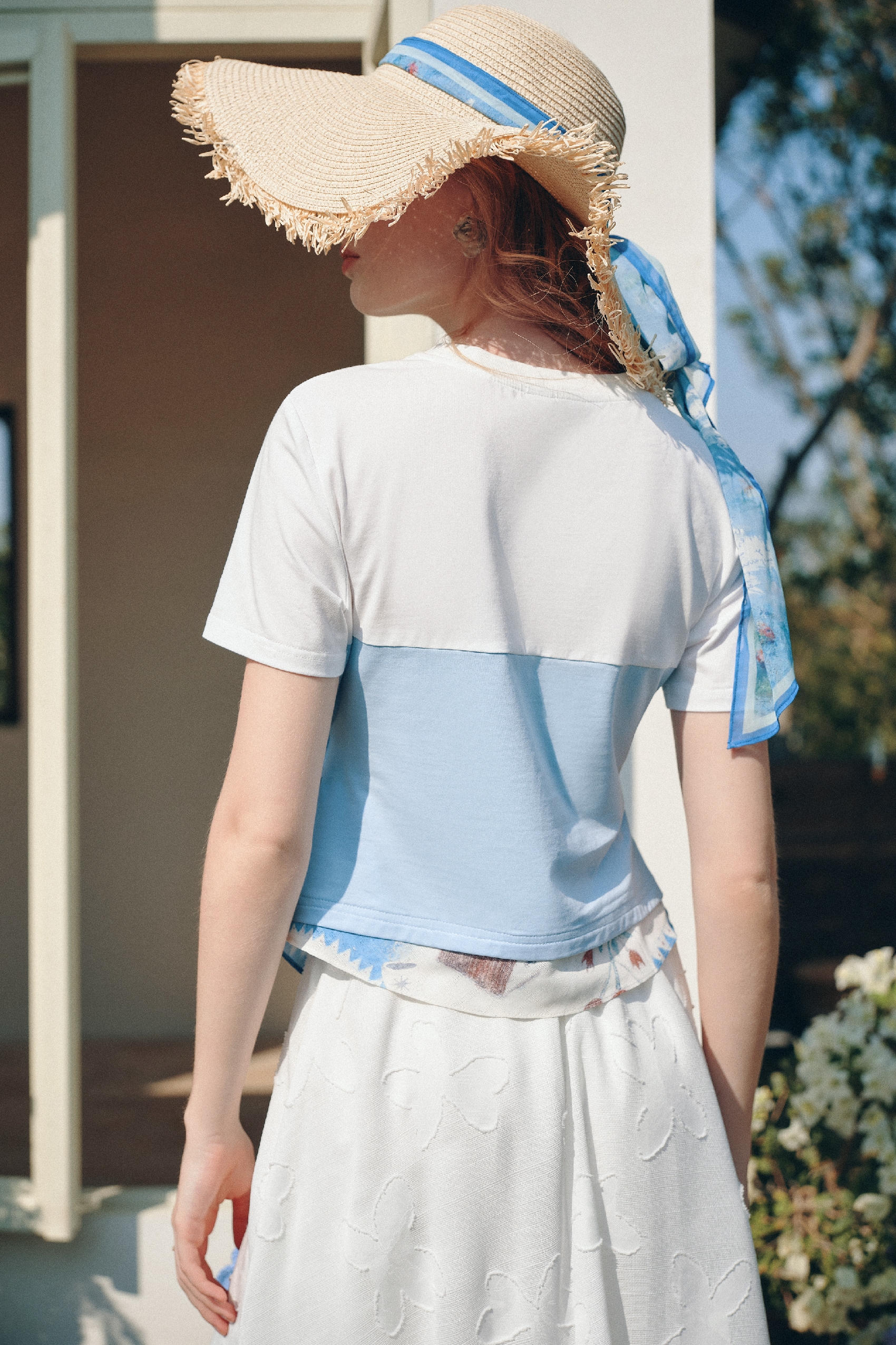 Colorblock Printed T-Shirt