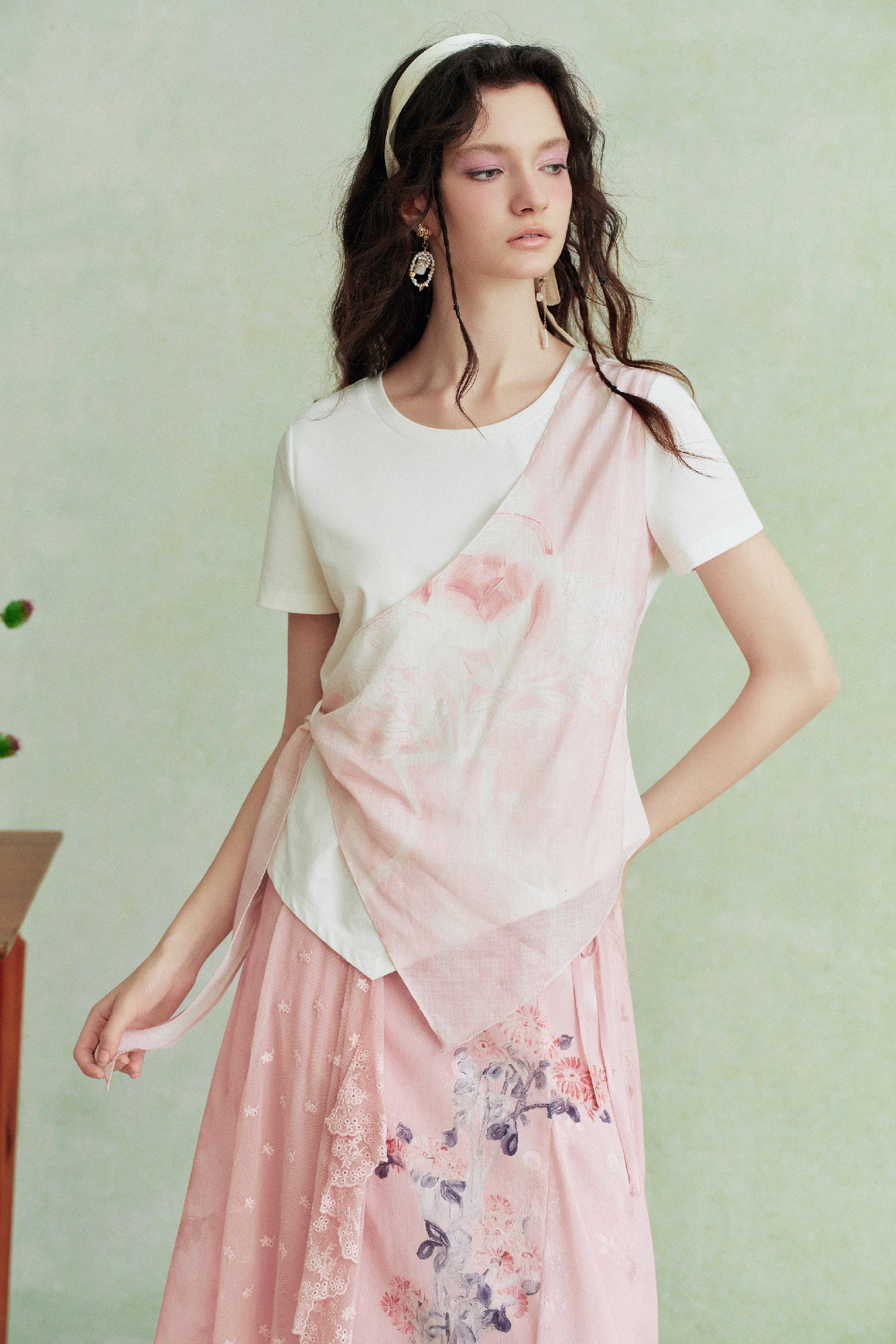 Crew Neck Printed T-Shirt