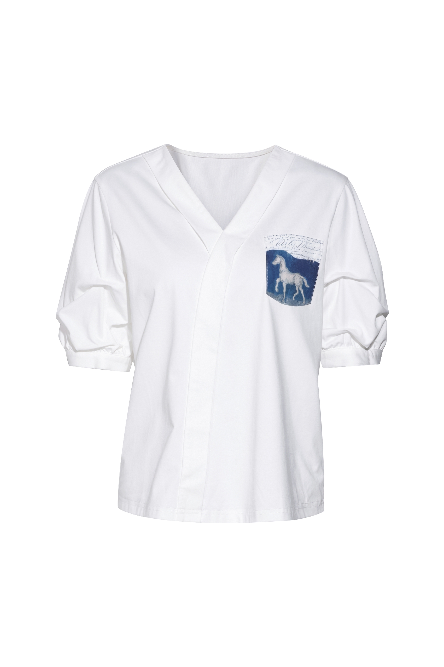 V-Neck Printed T-Shirt