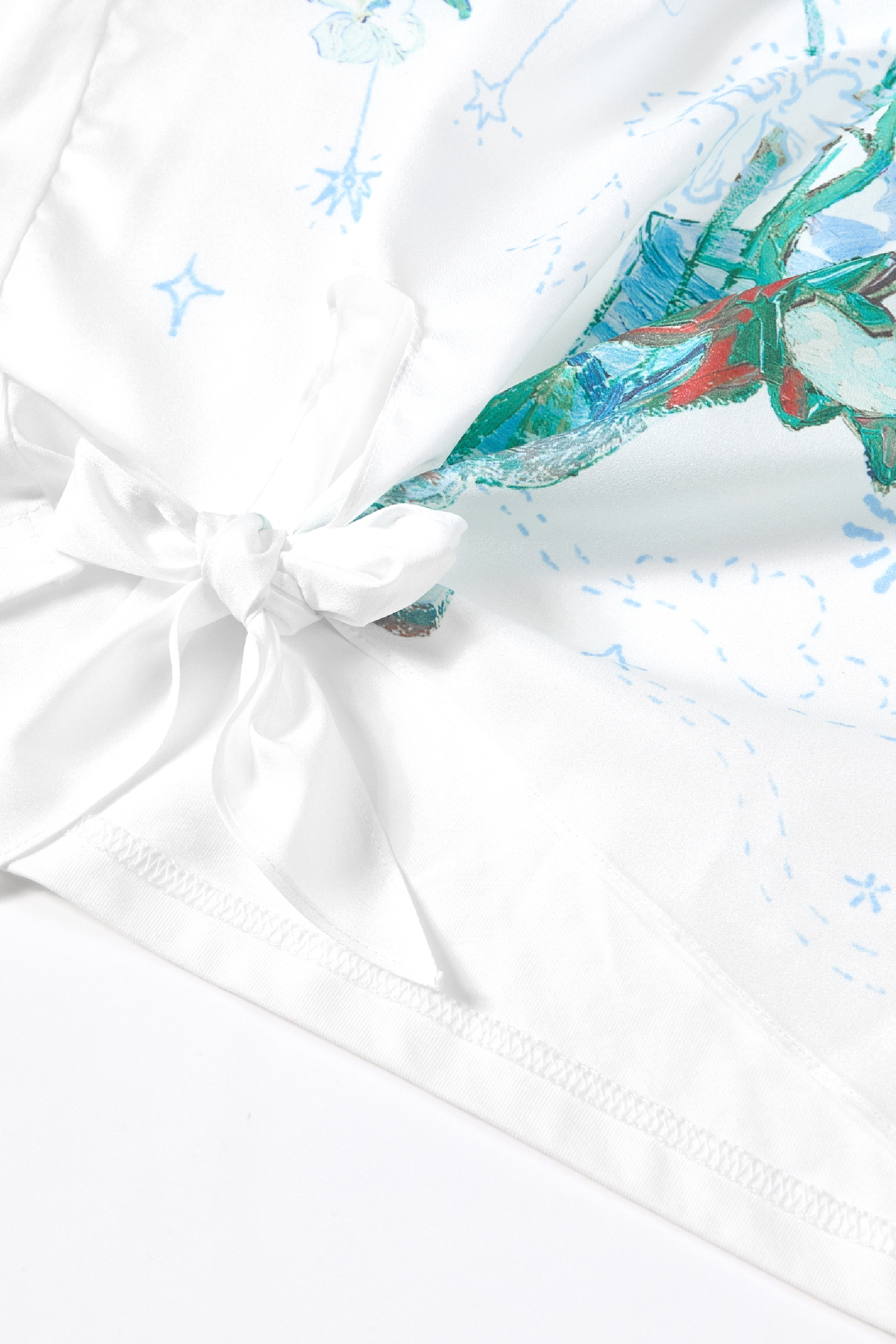 White Printed T-Shirt