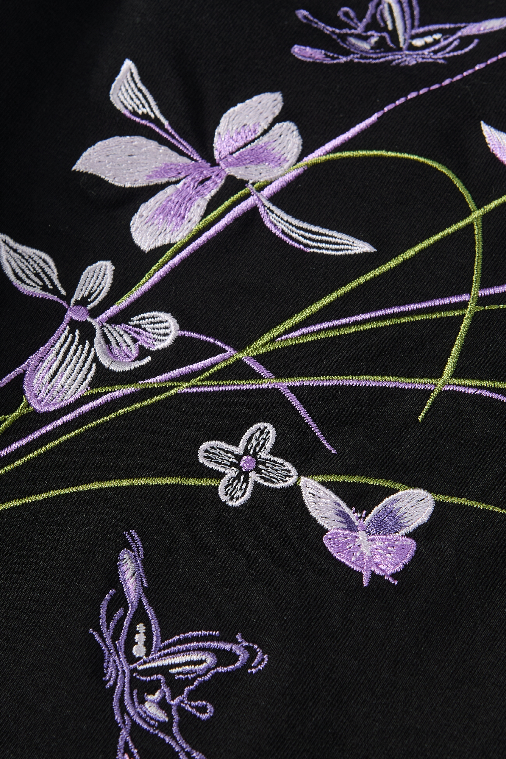 Embroidered Printed T-Shirt