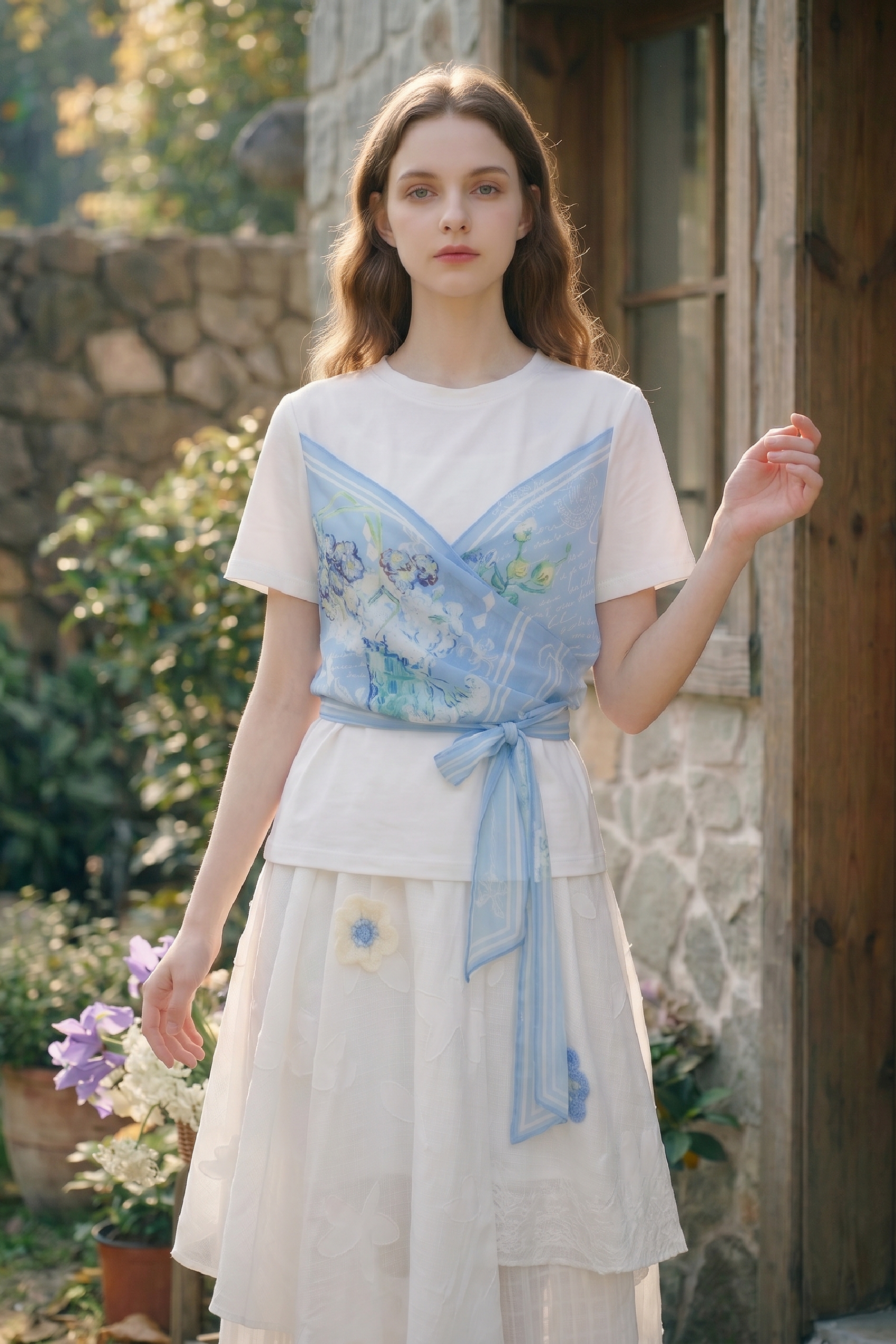 Patchwork Printed T-Shirt