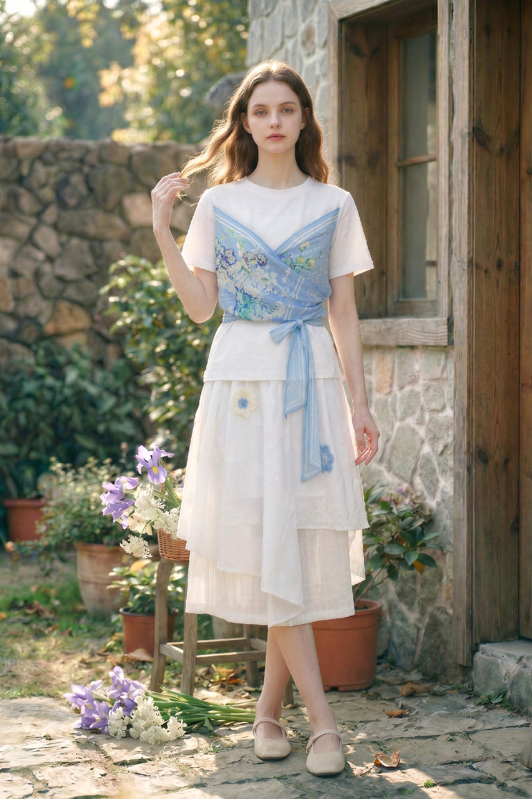 Patchwork Printed T-Shirt