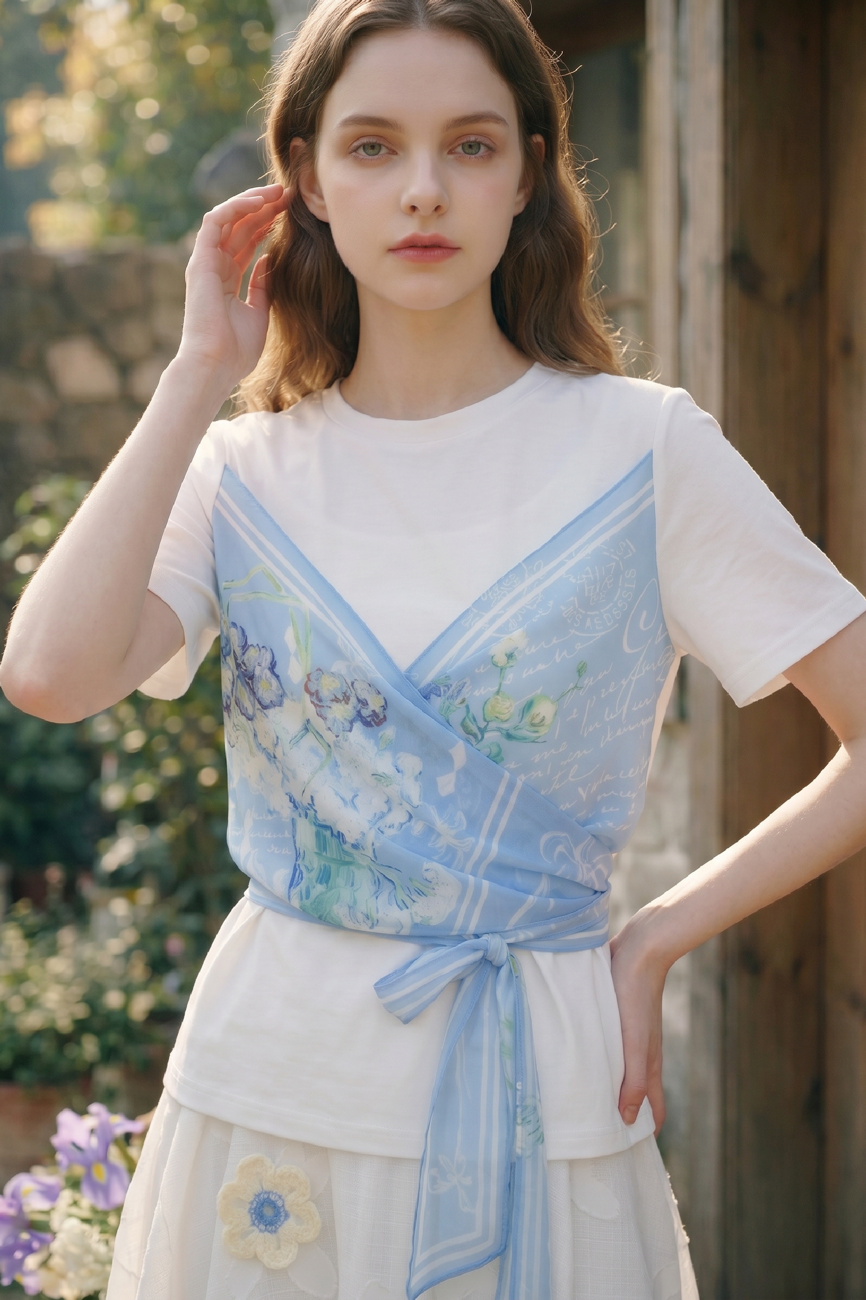 Patchwork Printed T-Shirt