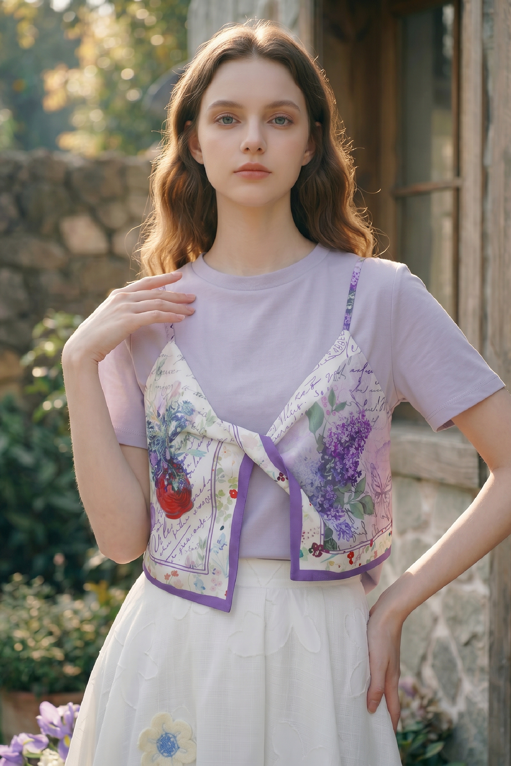 Layered Printed T-Shirt
