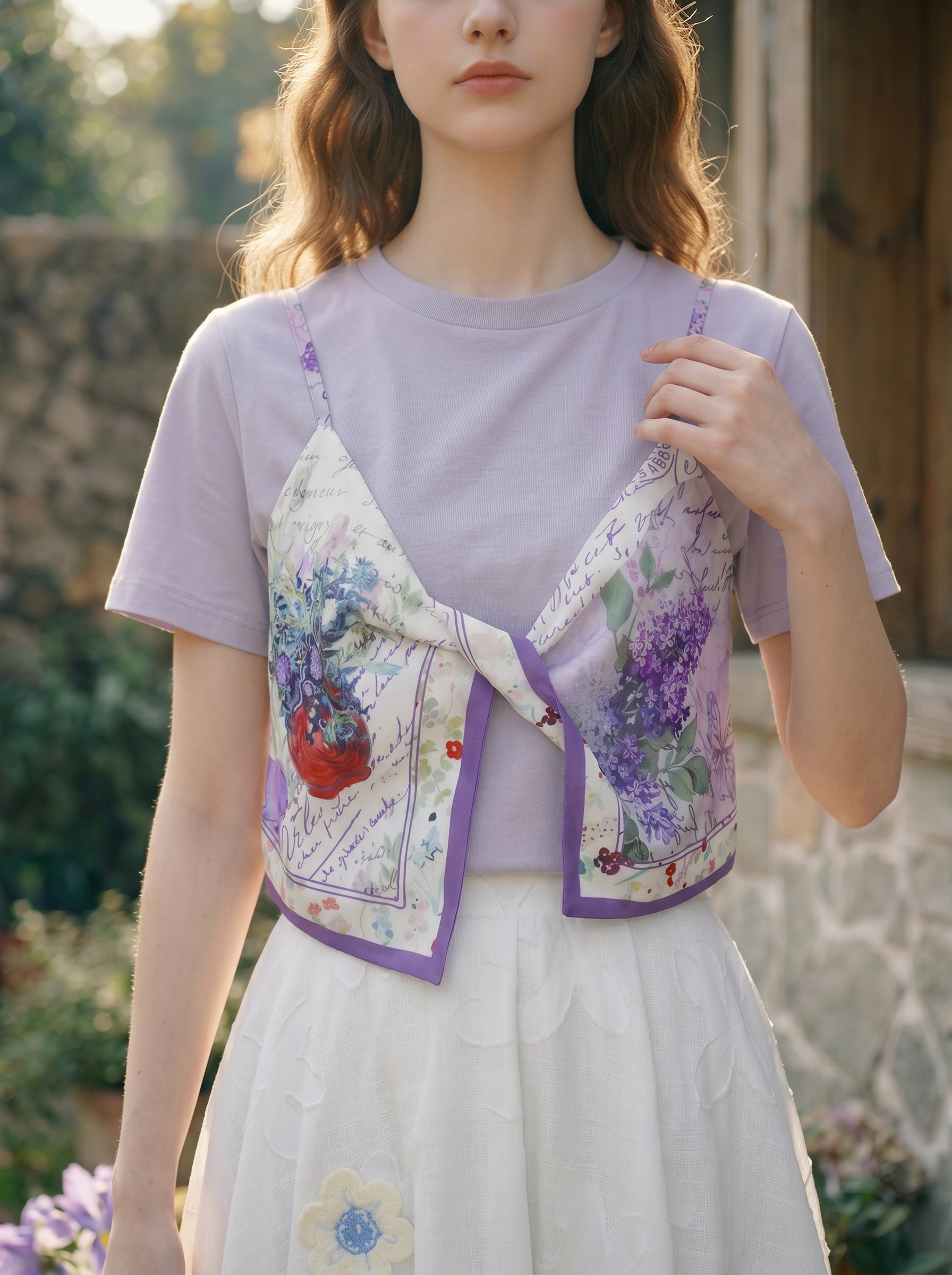 Layered Printed T-Shirt