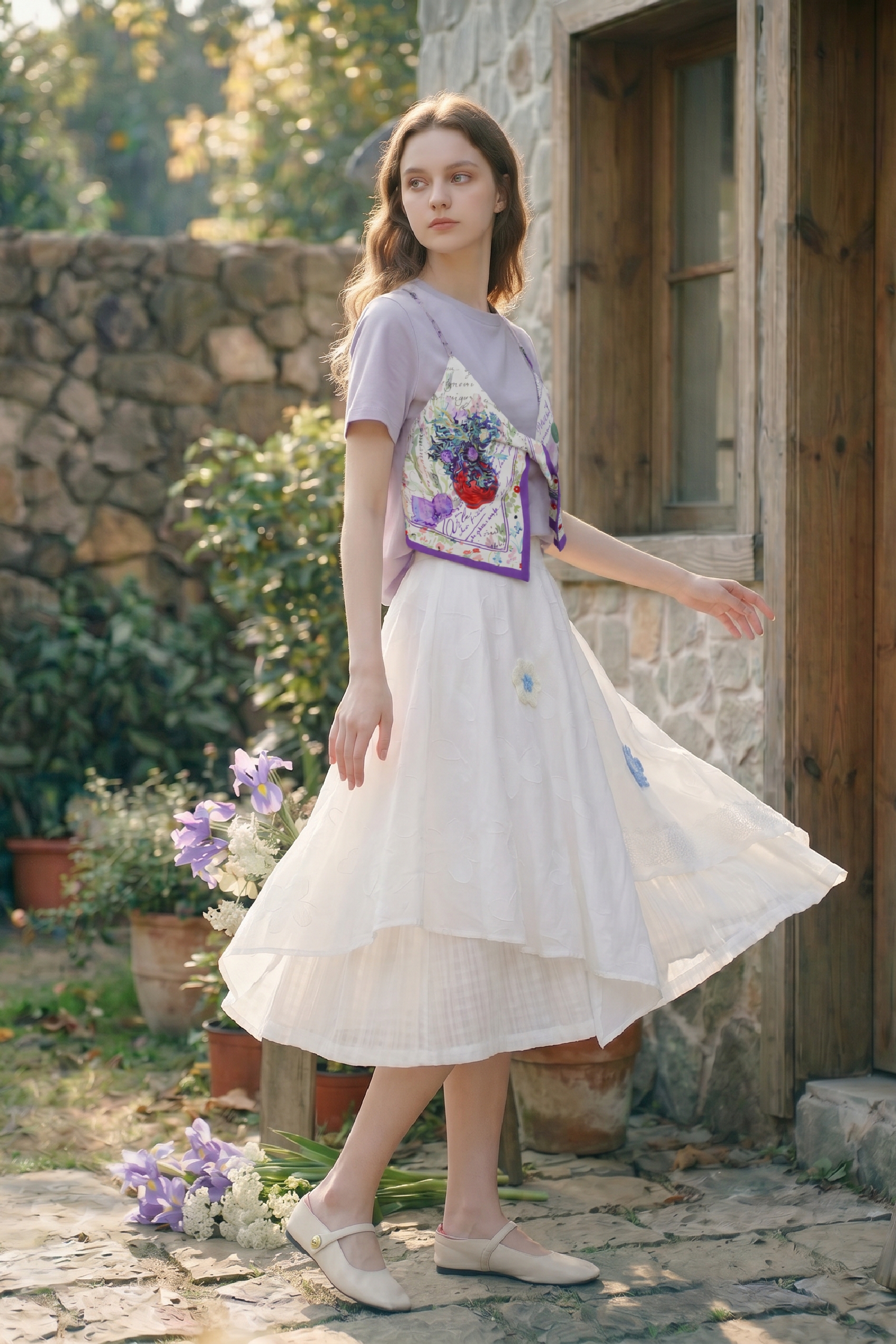 Layered Printed T-Shirt