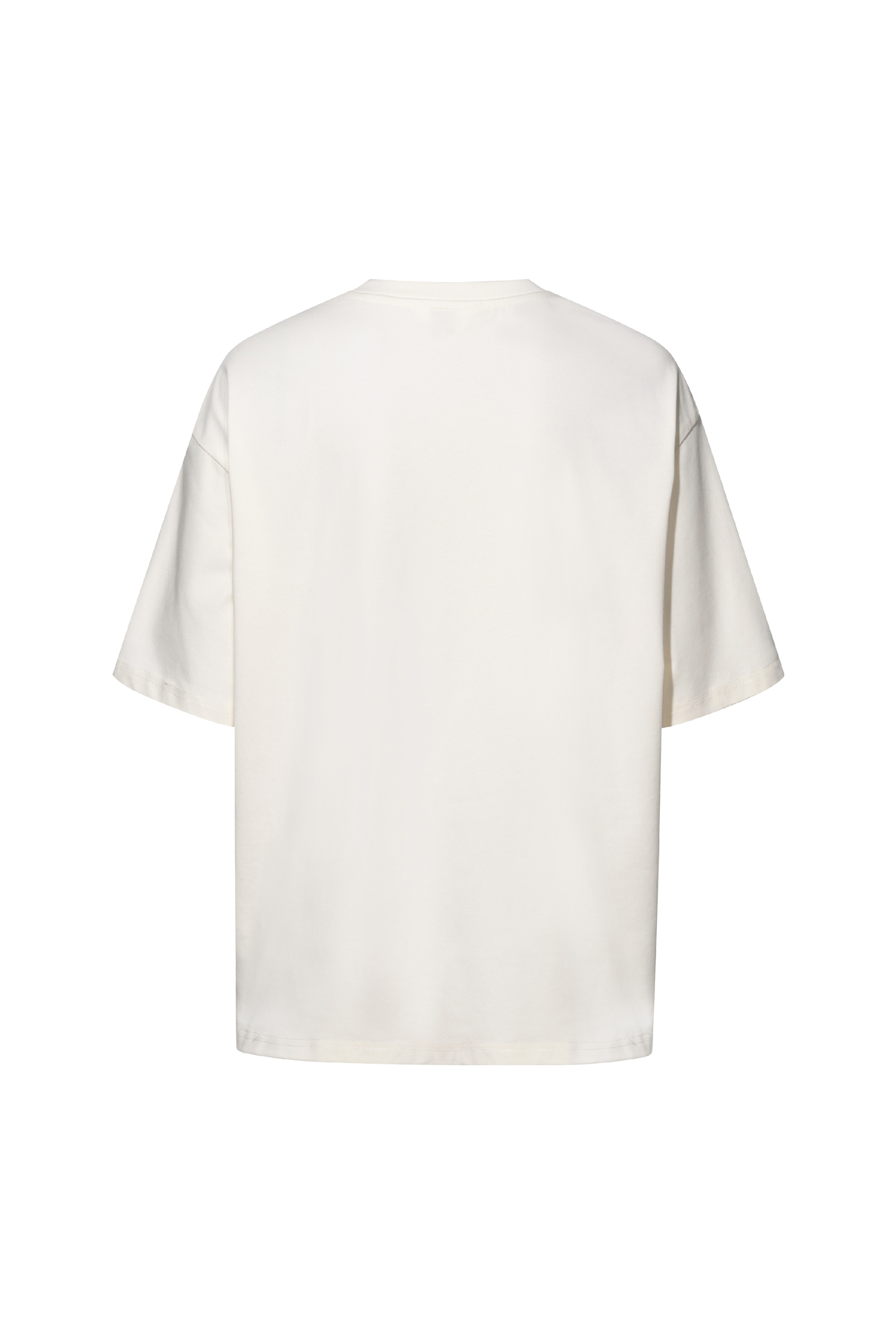 Crew Neck Printed T-Shirt-LYONSENS