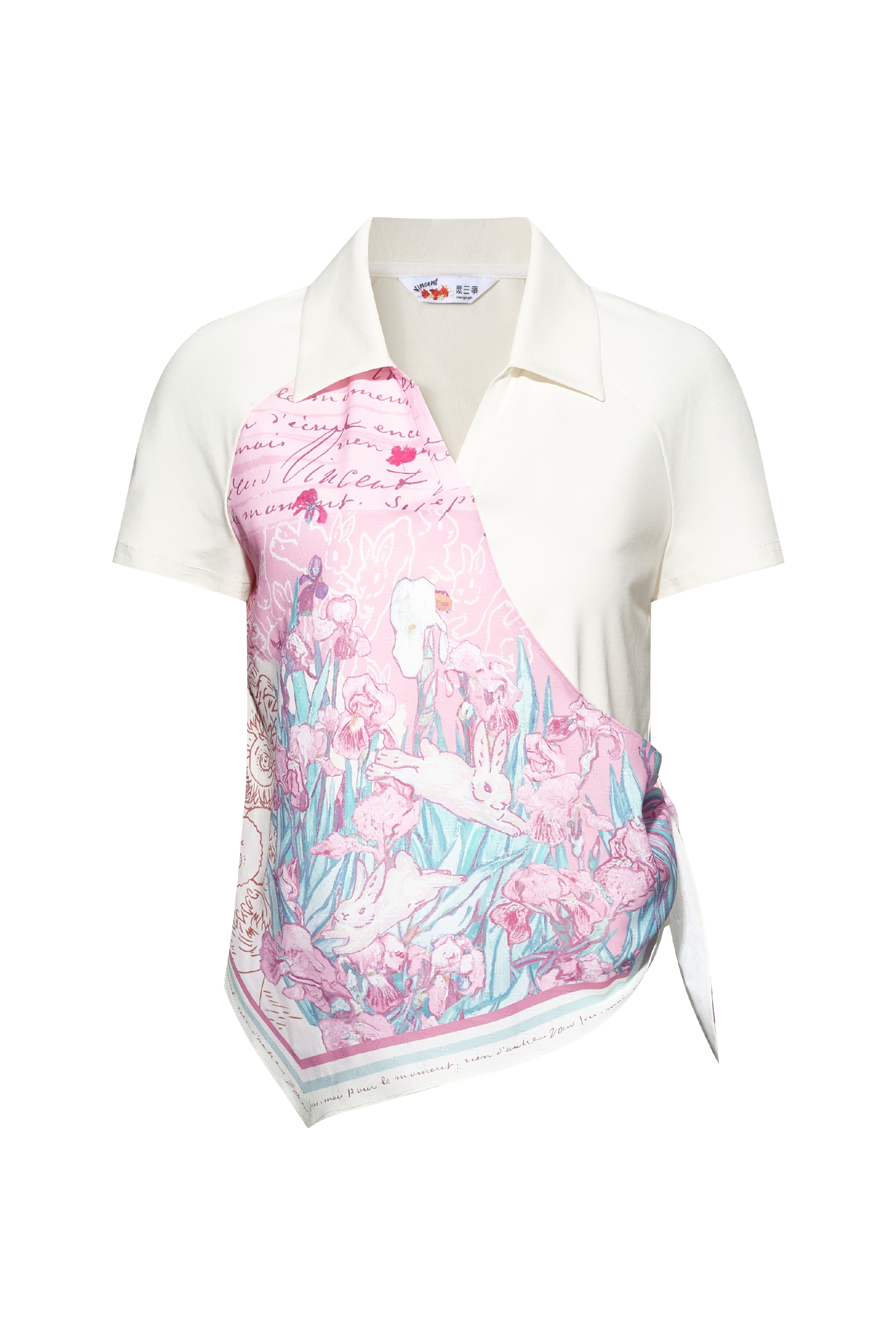 Scarf Print Top