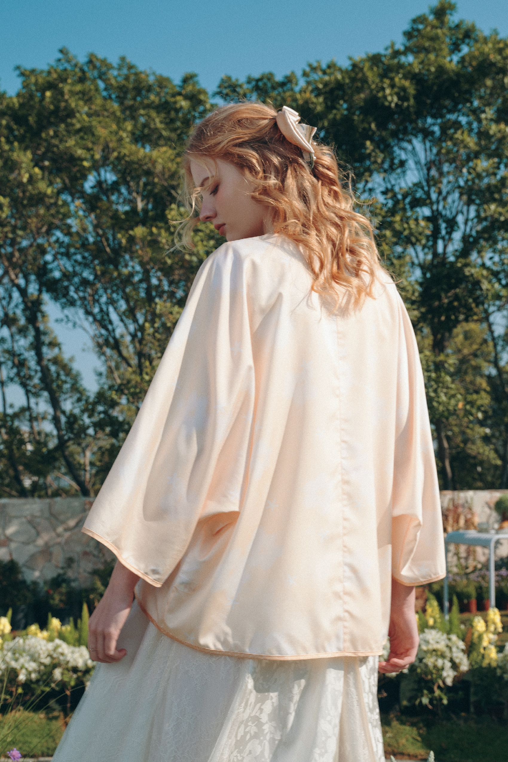 Loose Fit Printed Jacket