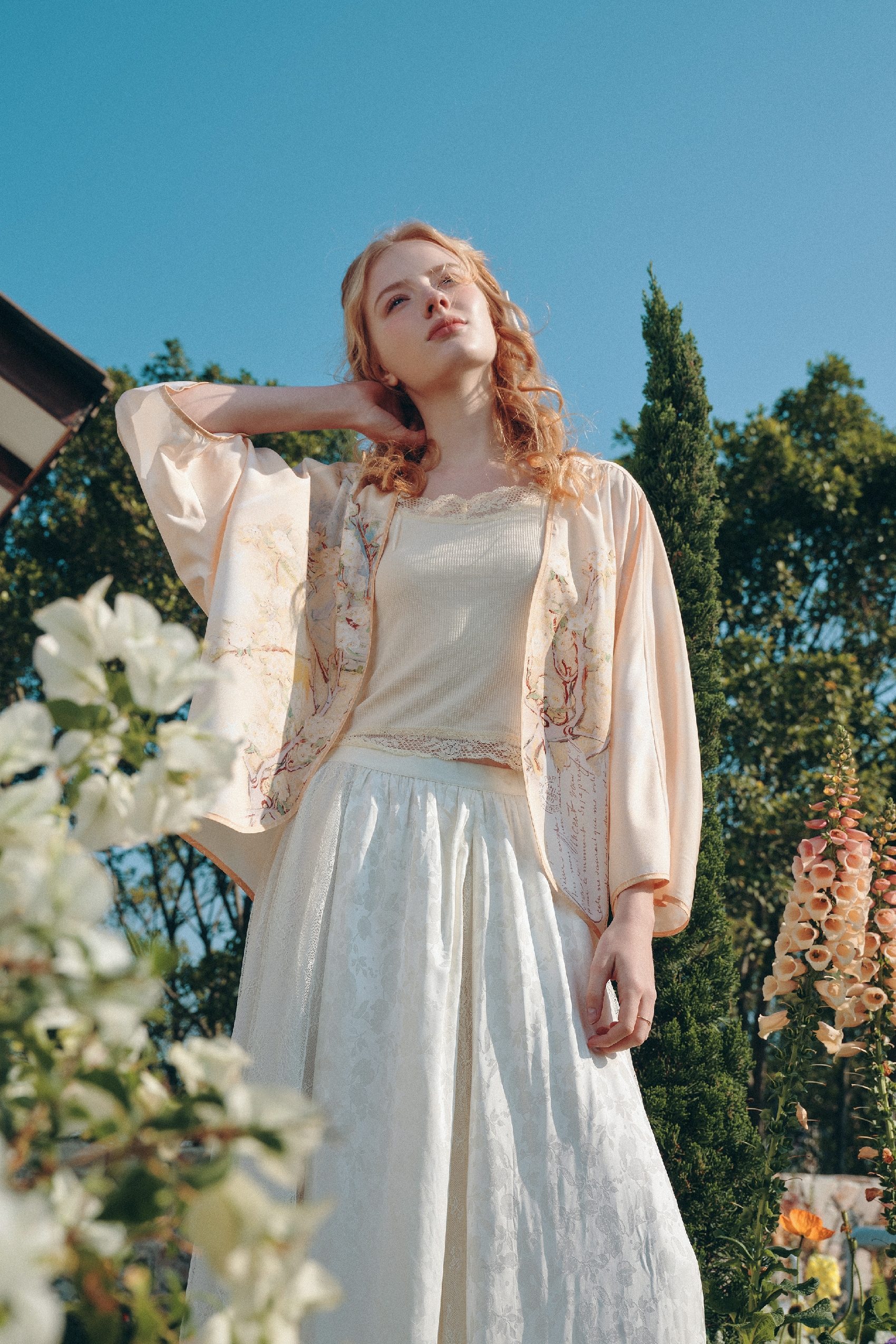 Loose Fit Printed Jacket