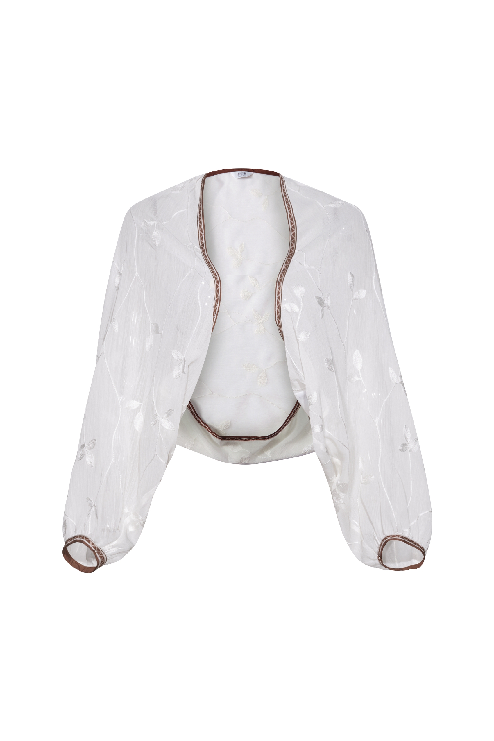 Embroidered Cardigan Jacket