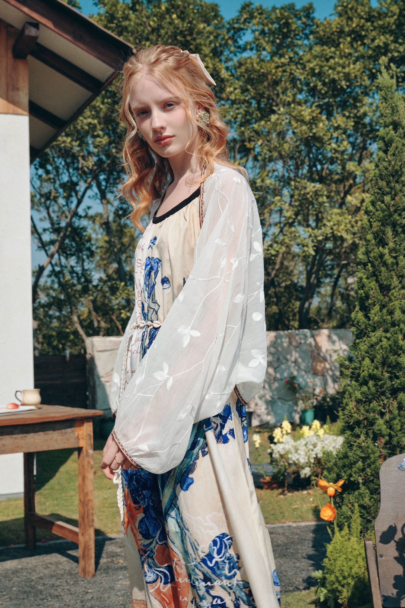 Embroidered Cardigan Jacket