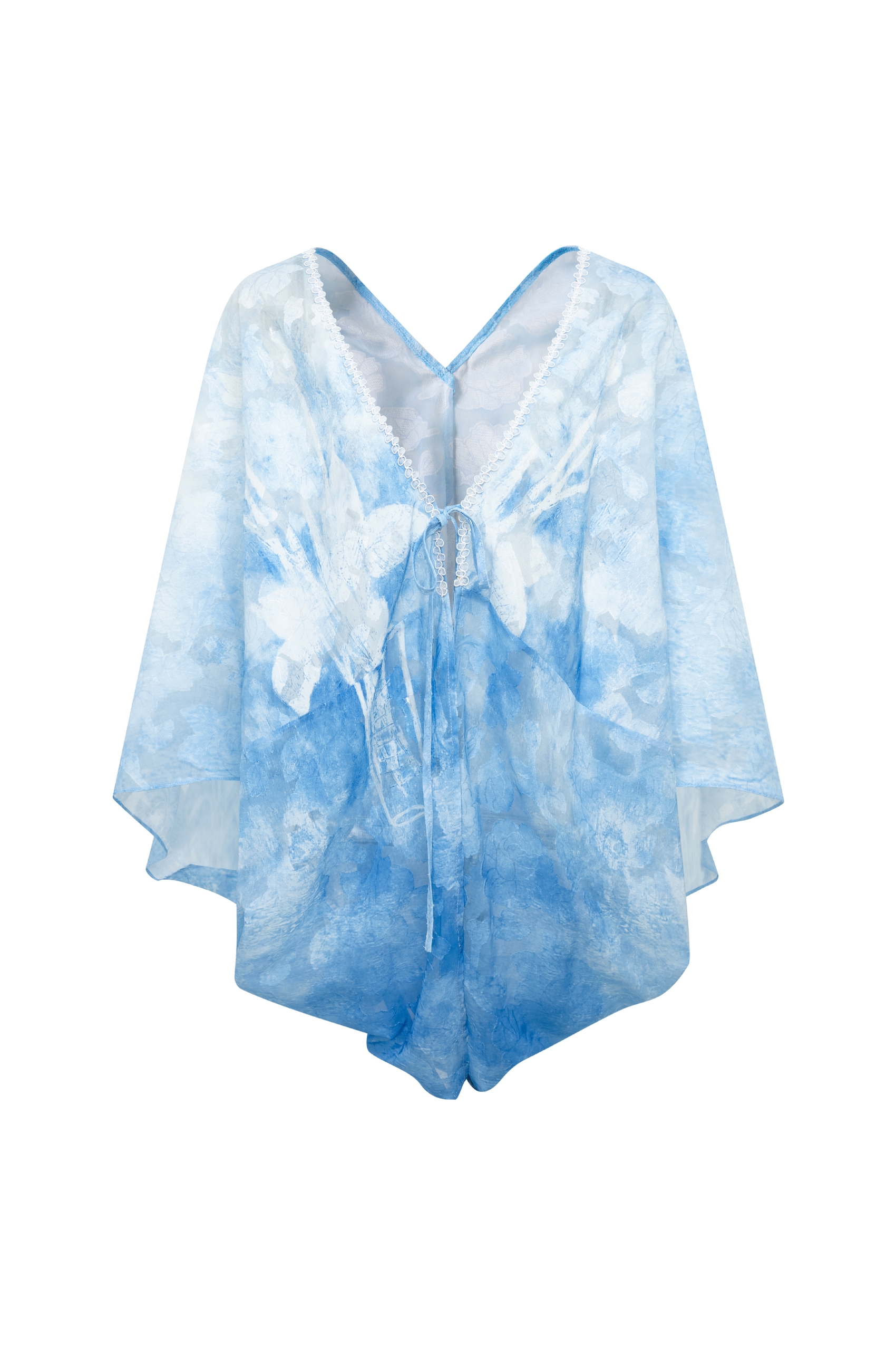 Lazy‑style V‑neck Outer Cardigan-LYONSENS