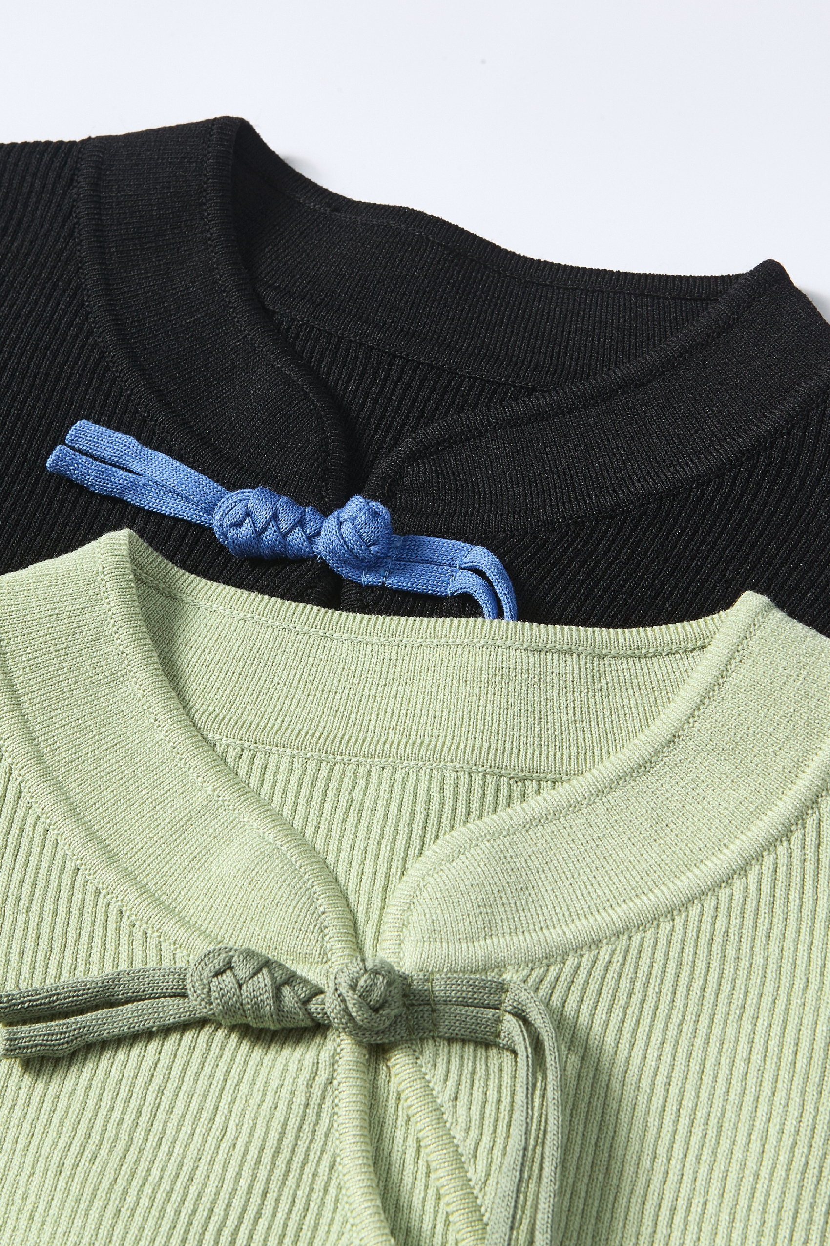 Printed Patchwork Knit Top