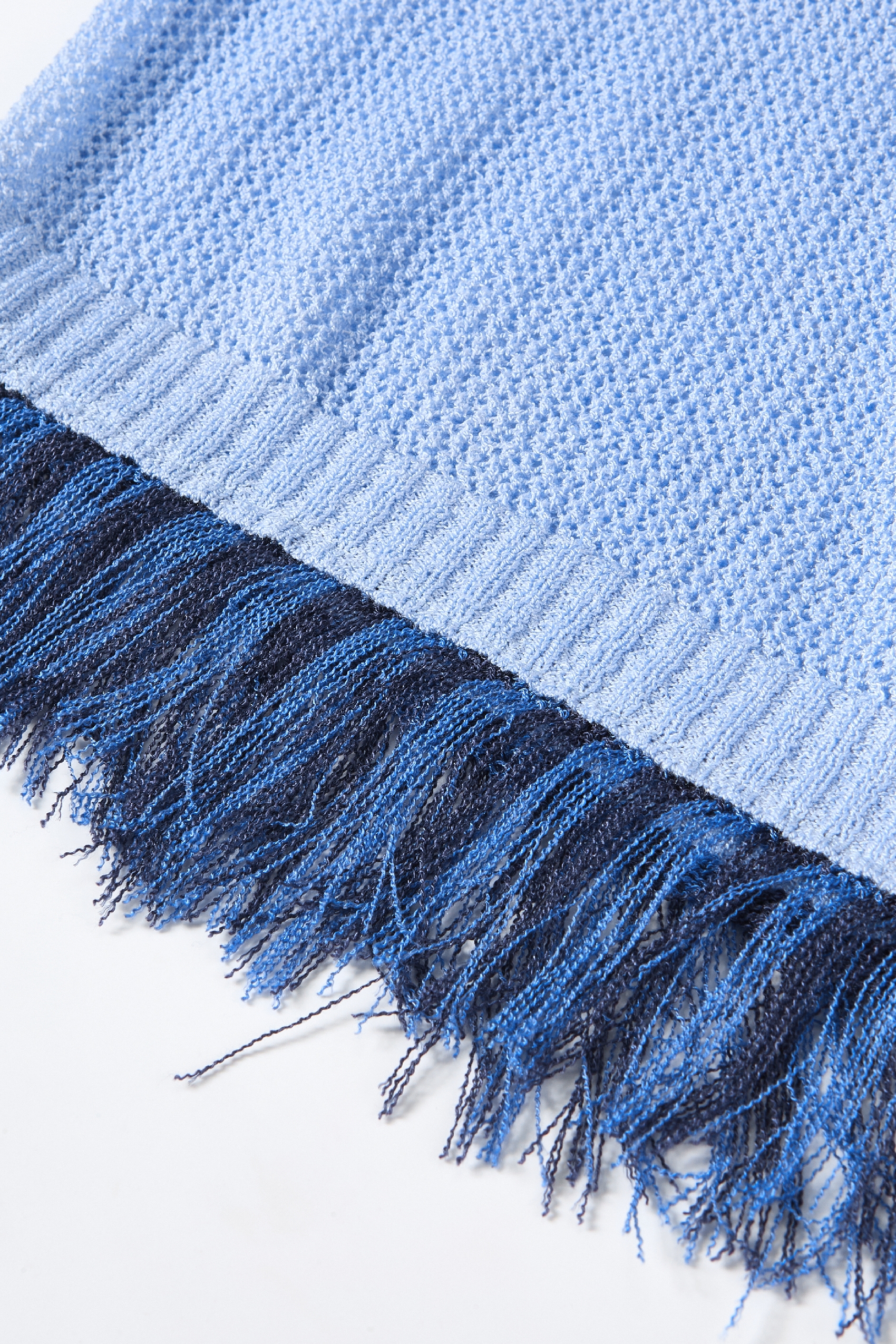 Fringe Short Sleeve Knit Top