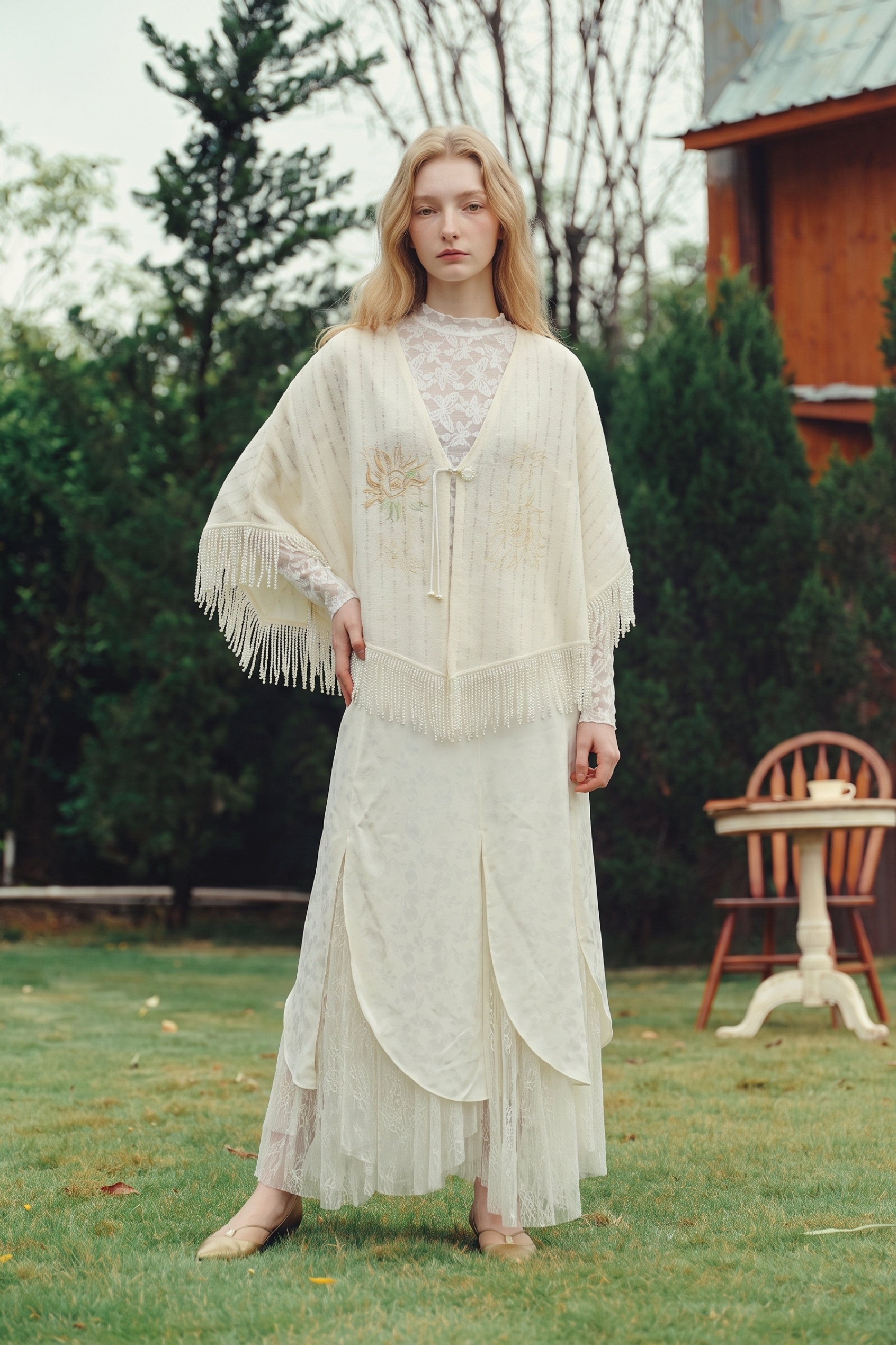 Tassel Knit Cardigan-LYONSENS