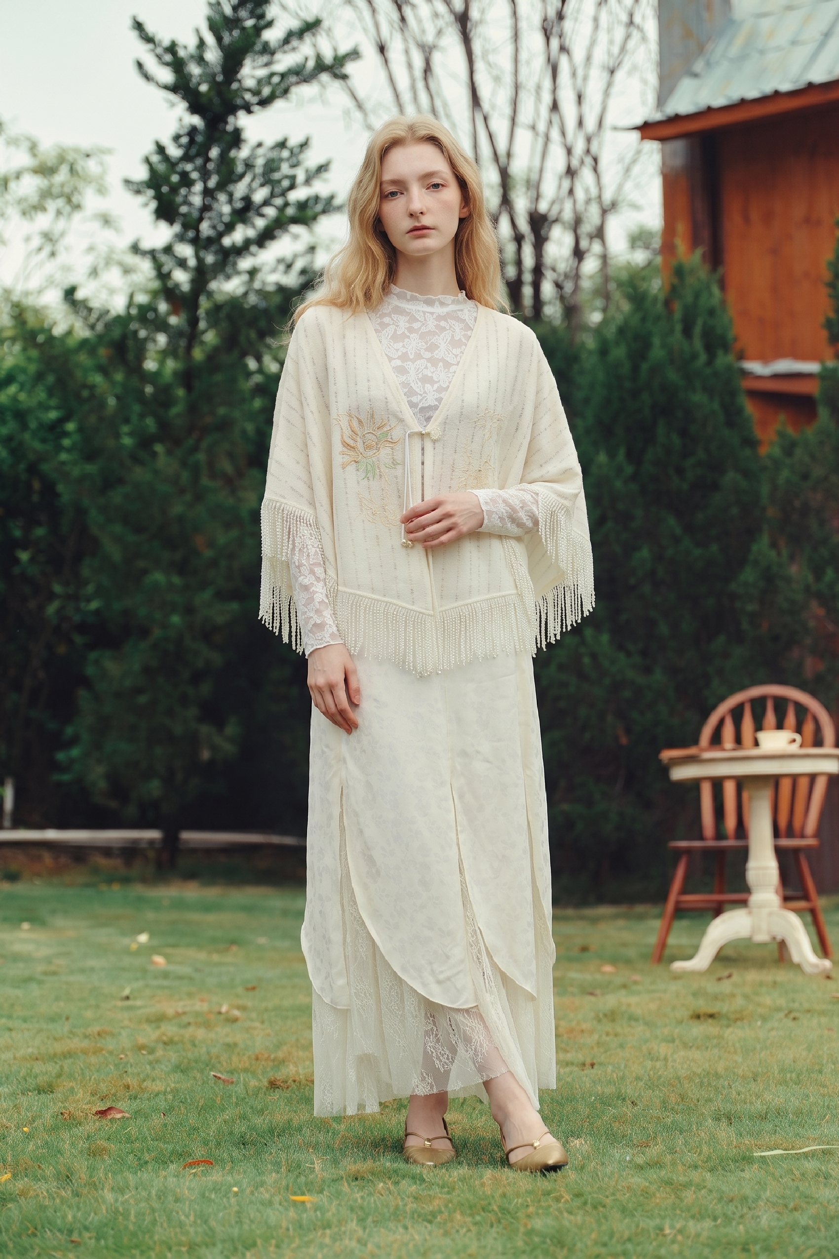 Tassel Knit Cardigan-LYONSENS