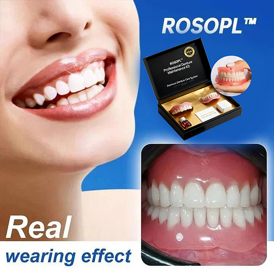 🦷Health America Subsidized Product |ROSOPL™ Custom-Fit Full Functional DenturesMake you more confident
