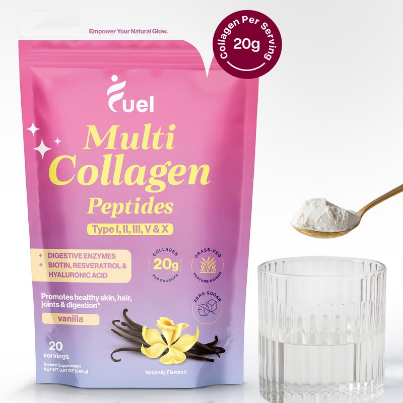 Fuel Multi Collagen Peptides Hydrolized ALL IN ONE Beauty Powder