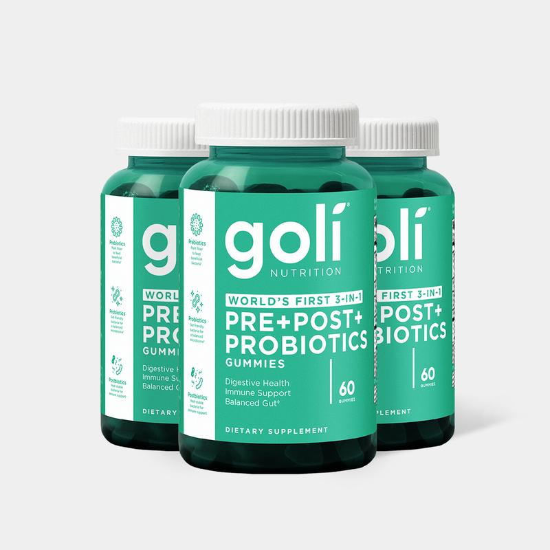 Goli Pre, Post, Probiotics Gummy🍬