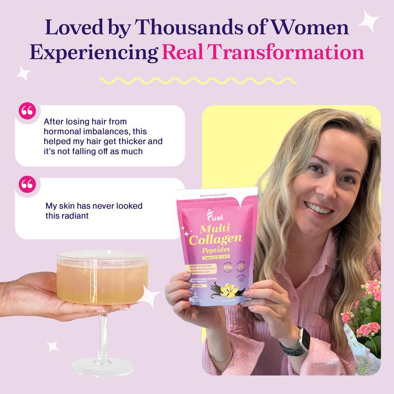 Fuel Multi Collagen Peptides Hydrolized ALL IN ONE Beauty Powder