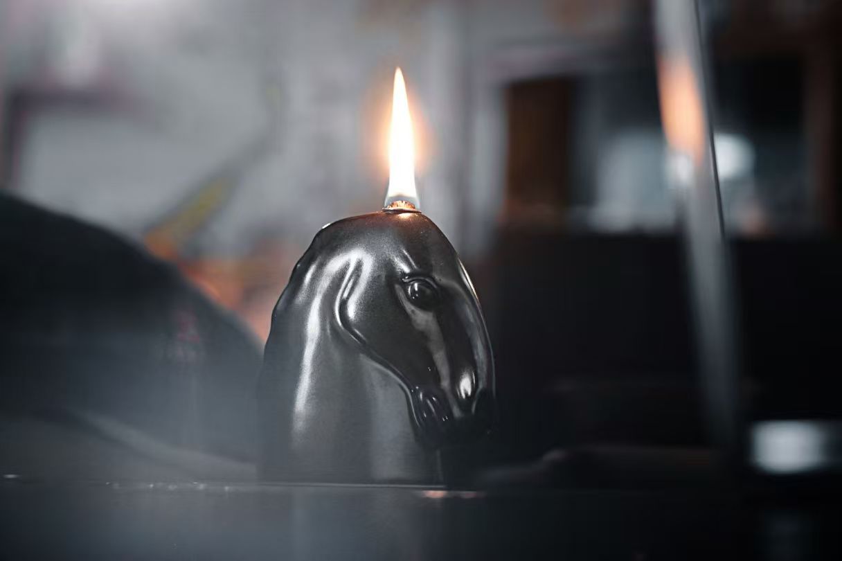 Horse head lamp