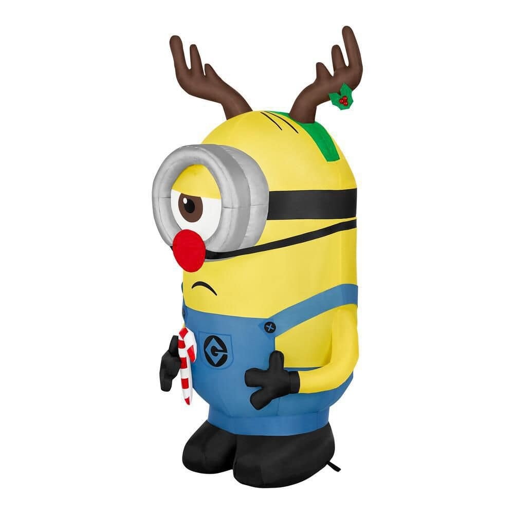 3.5 ft LED Stuart Unamused in Holiday Costume