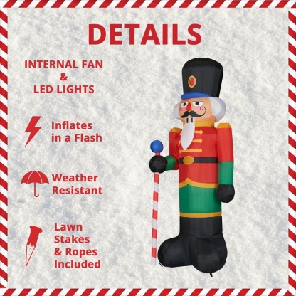 10 ft. Nutcracker Christmas Inflatable with Lights